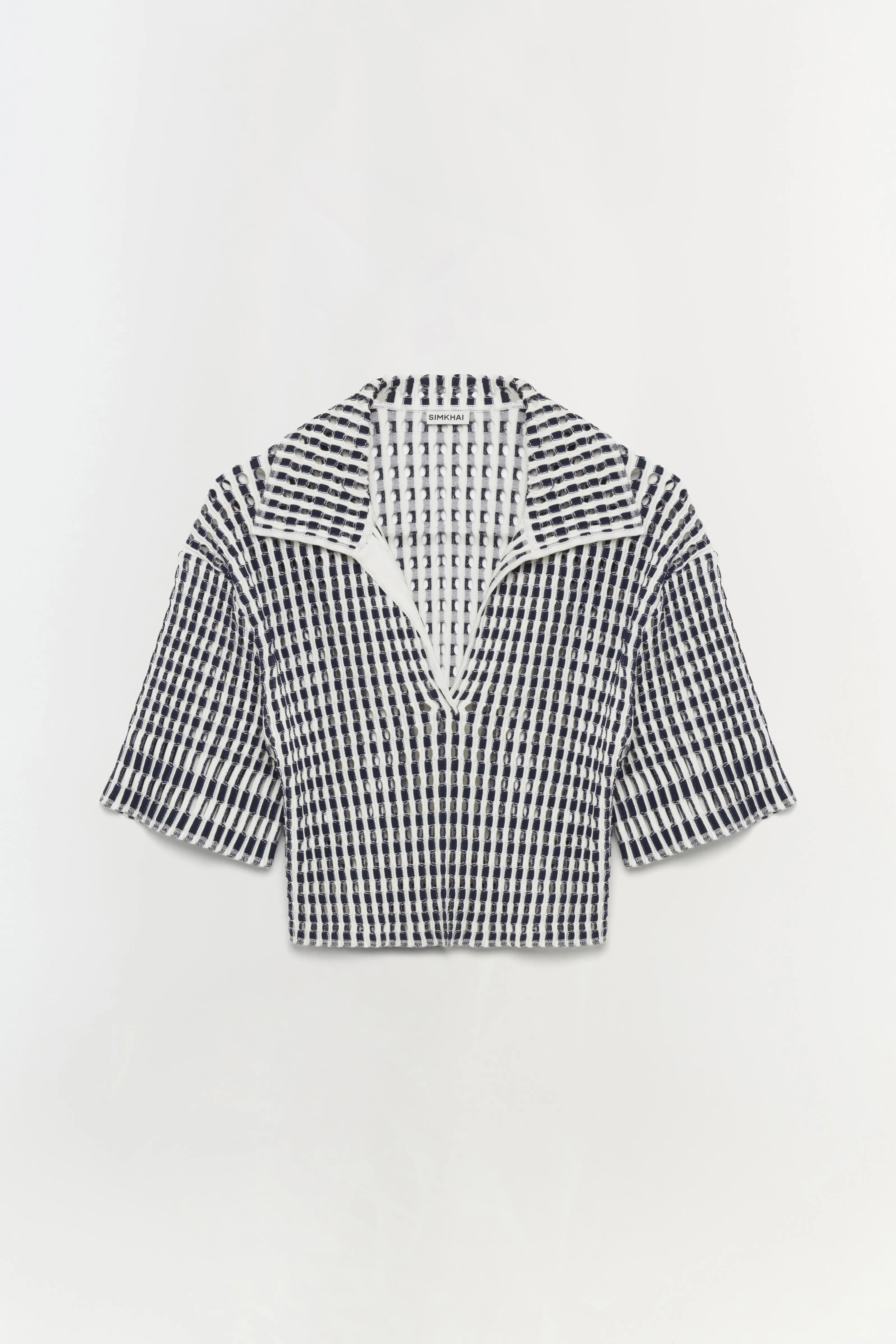 Adley Knit Polo sold by Simkhai