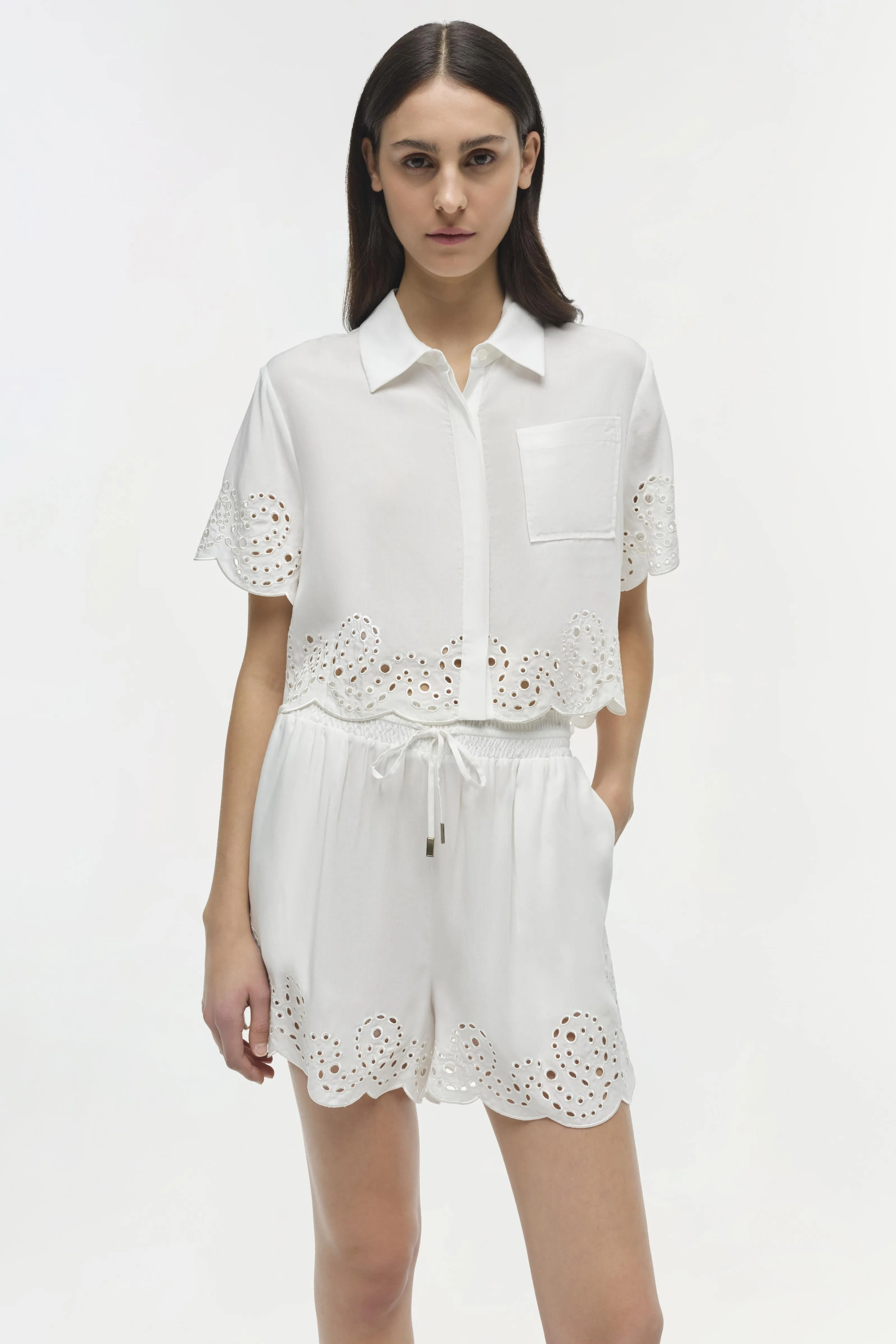 Amelie Embroidered Short sold by Simkhai product image thumbnail 3