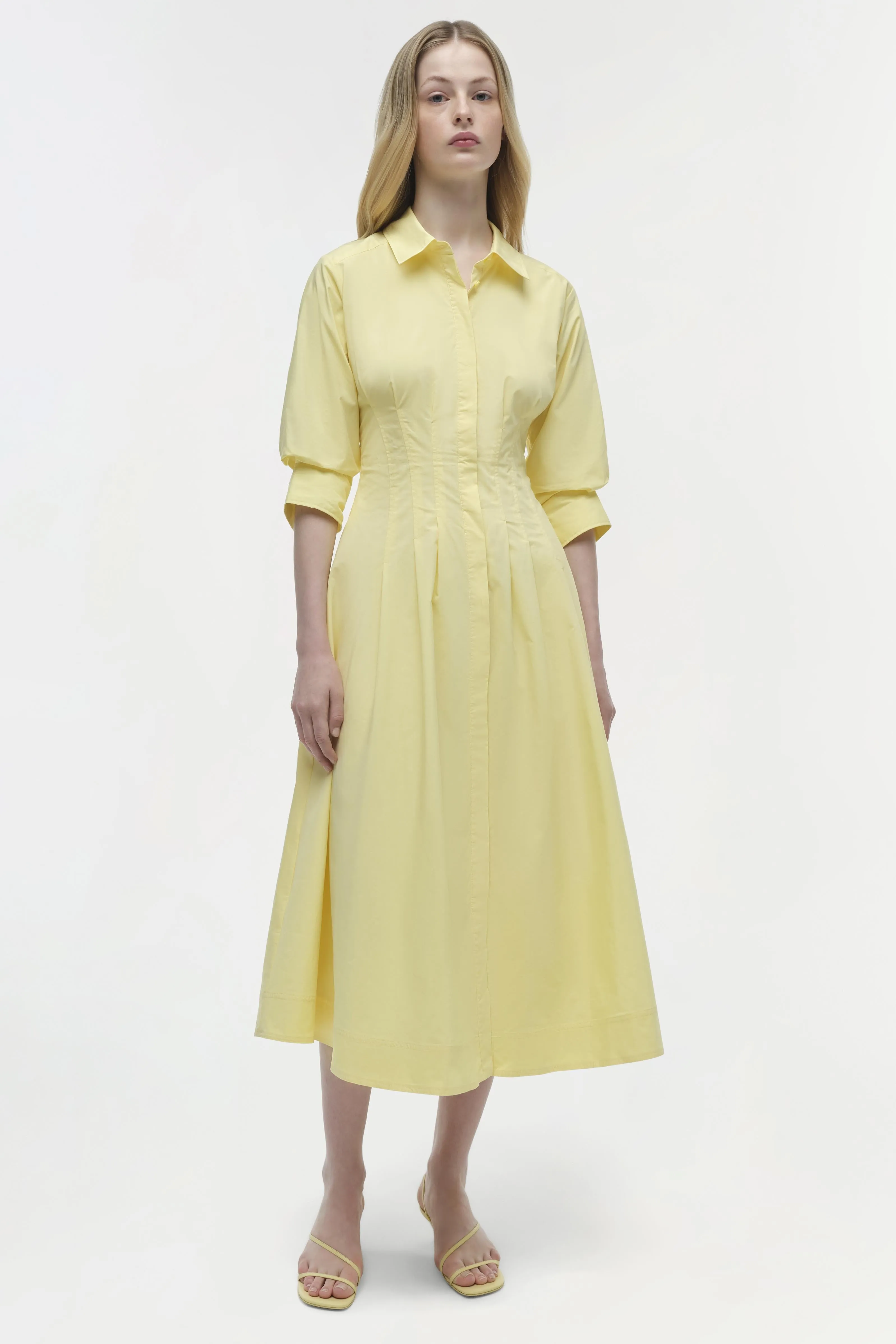Jazz Cotton Pintuck Midi Dress sold by Simkhai product image thumbnail 2