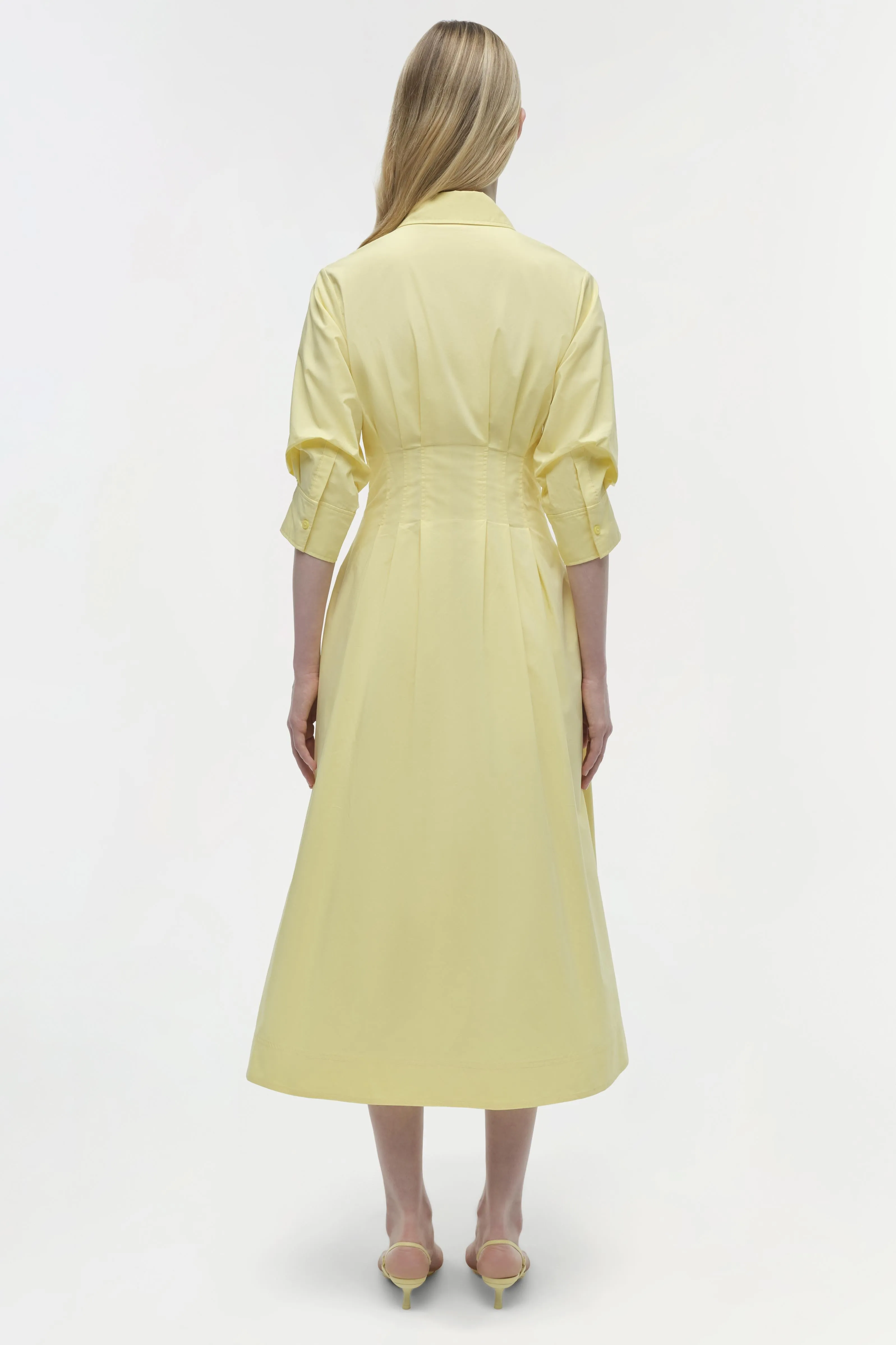 Jazz Cotton Pintuck Midi Dress sold by Simkhai product image thumbnail 5