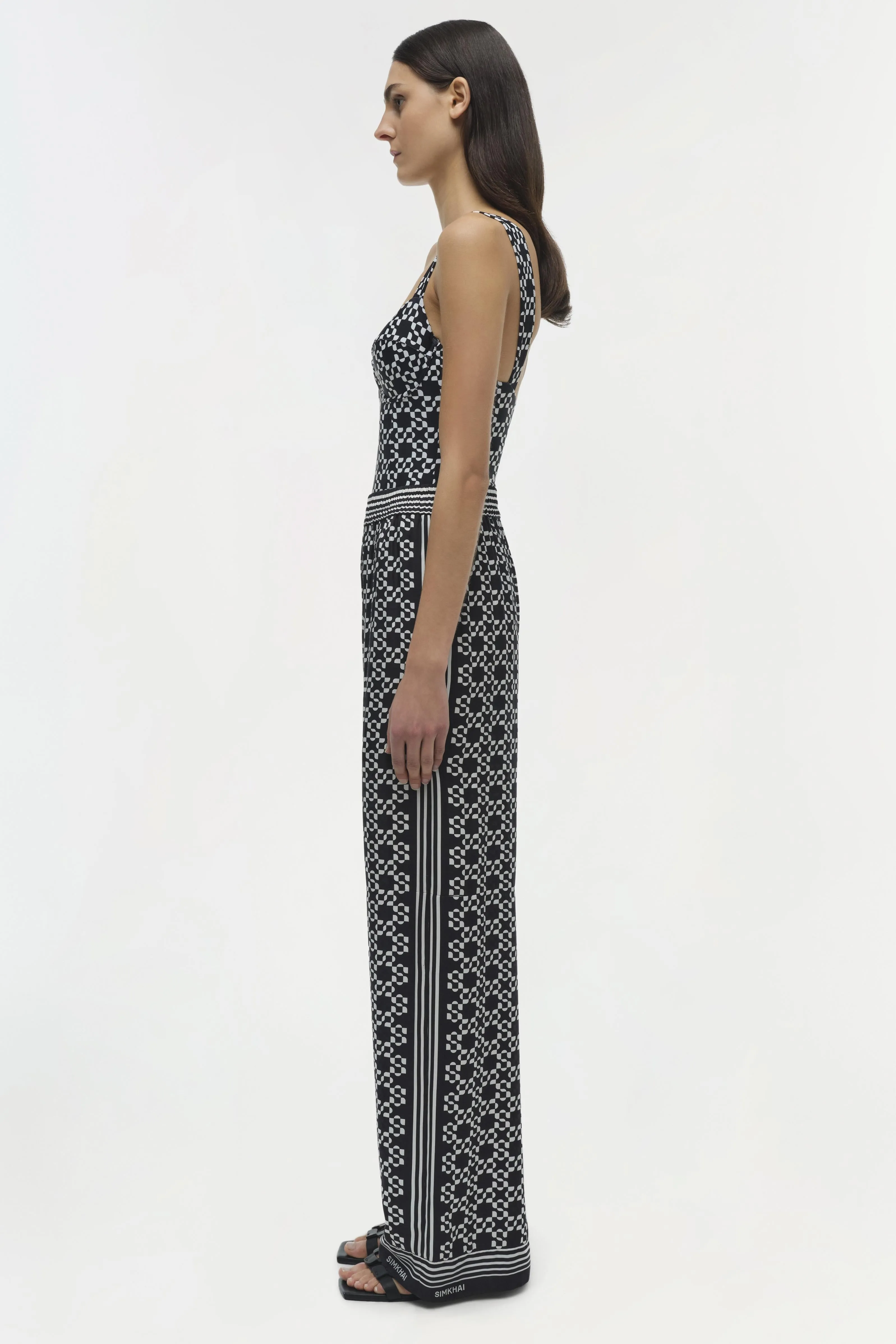 Zuna Straight Pant sold by Simkhai product image thumbnail 4