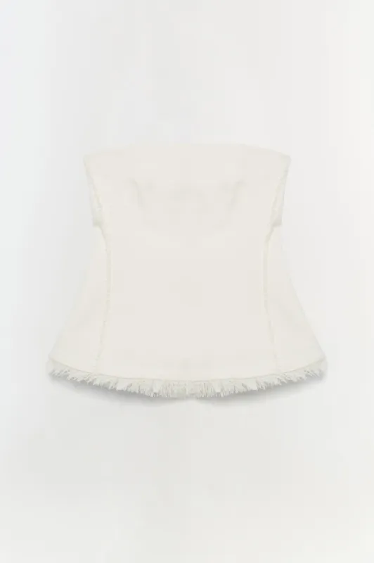 Theodora Strapless Top made by Simkhai