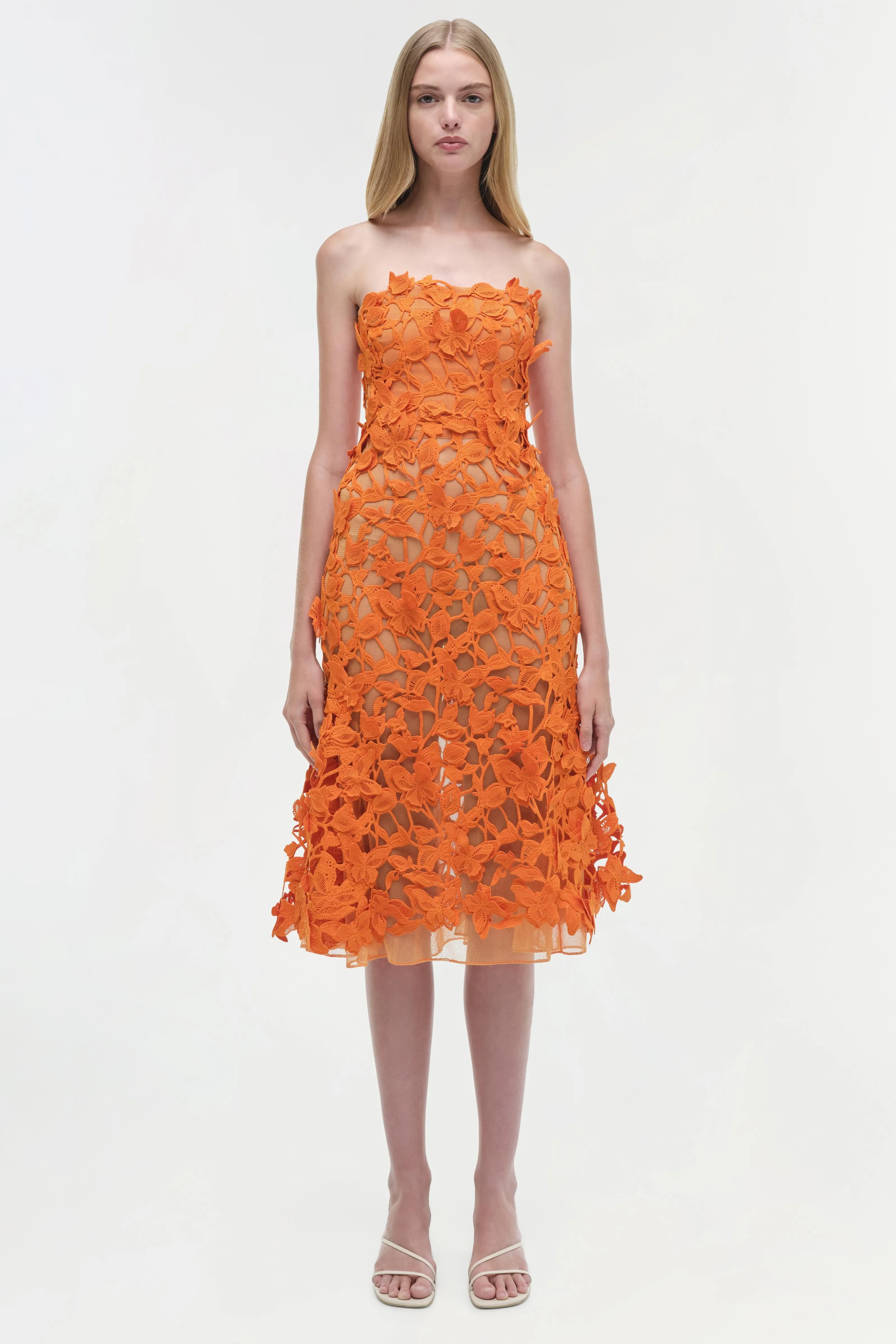 Fleurella Applique Midi Dress sold by Simkhai product image thumbnail 5