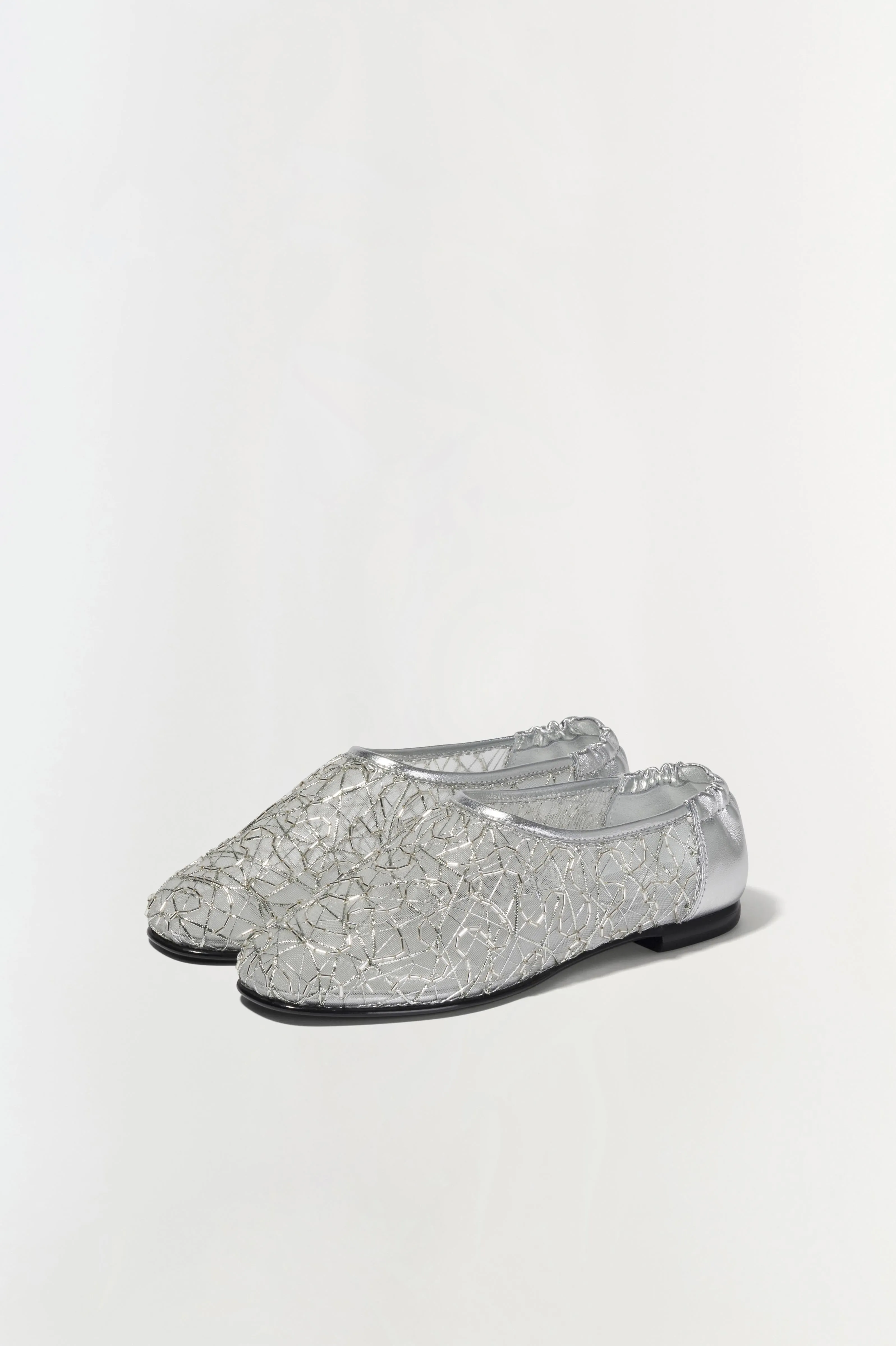 Eden Metallic Lace Flat sold by Simkhai product image thumbnail 5