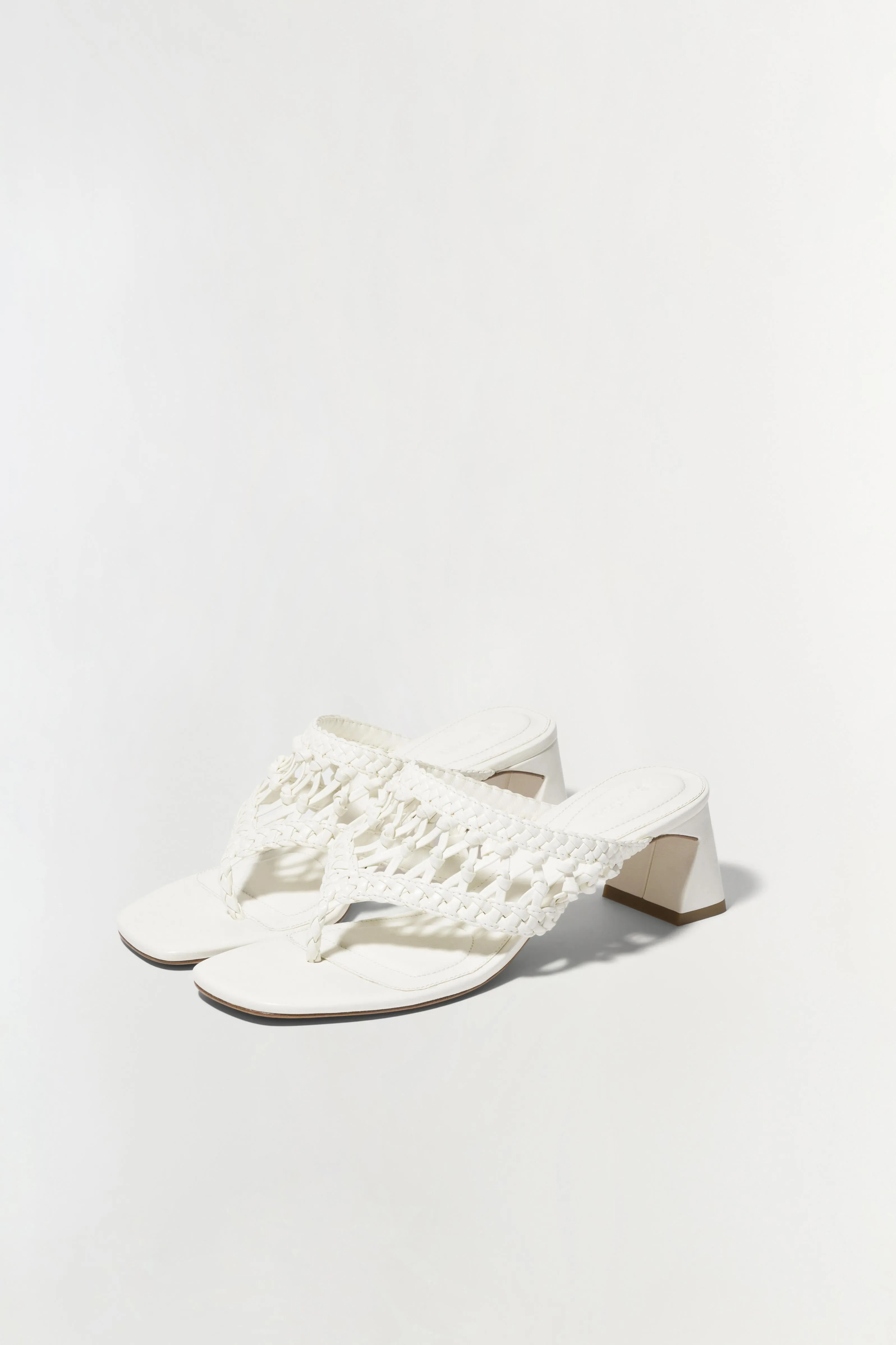 Alia Woven Block Heel Sandal sold by Simkhai product image thumbnail 5