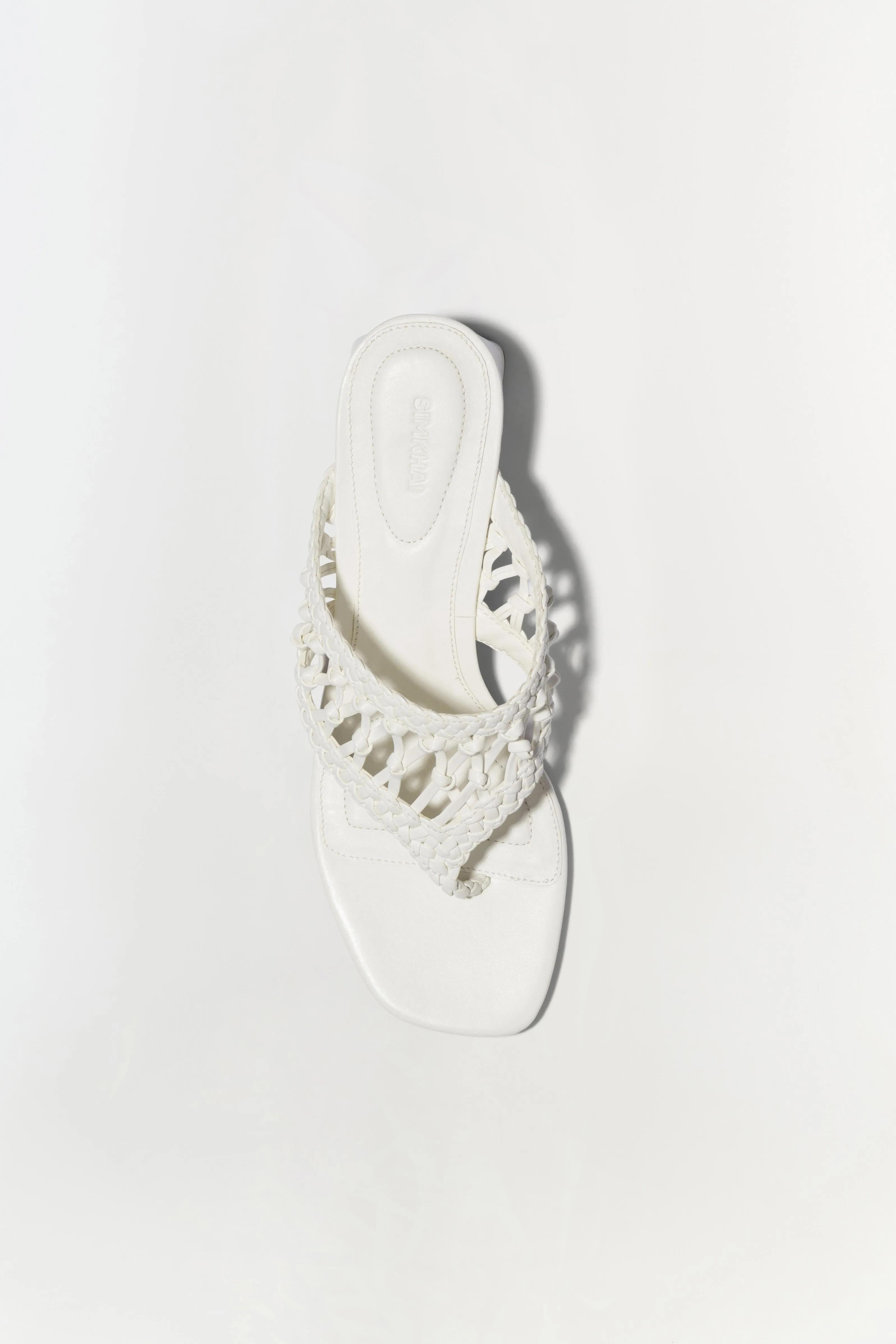 Alia Woven Block Heel Sandal sold by Simkhai product image thumbnail 4