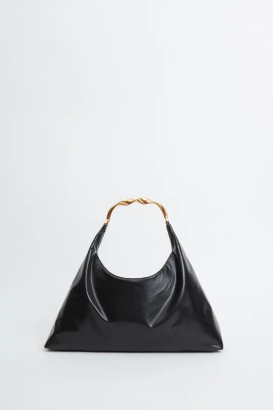 Nixi Leather Hobo Bag sold by Simkhai