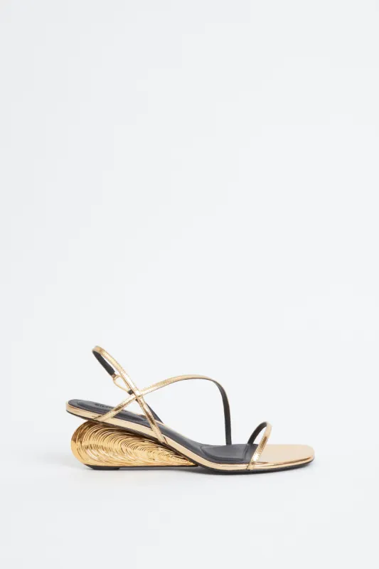 Bridget Shell Wedge Sandal made by Simkhai