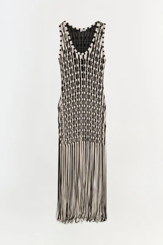 Sonia Fringe Knit Dress sold by Simkhai