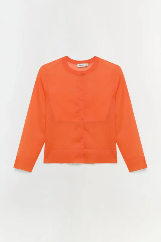 Rachel Sheer Knit Cardigan made by Simkhai