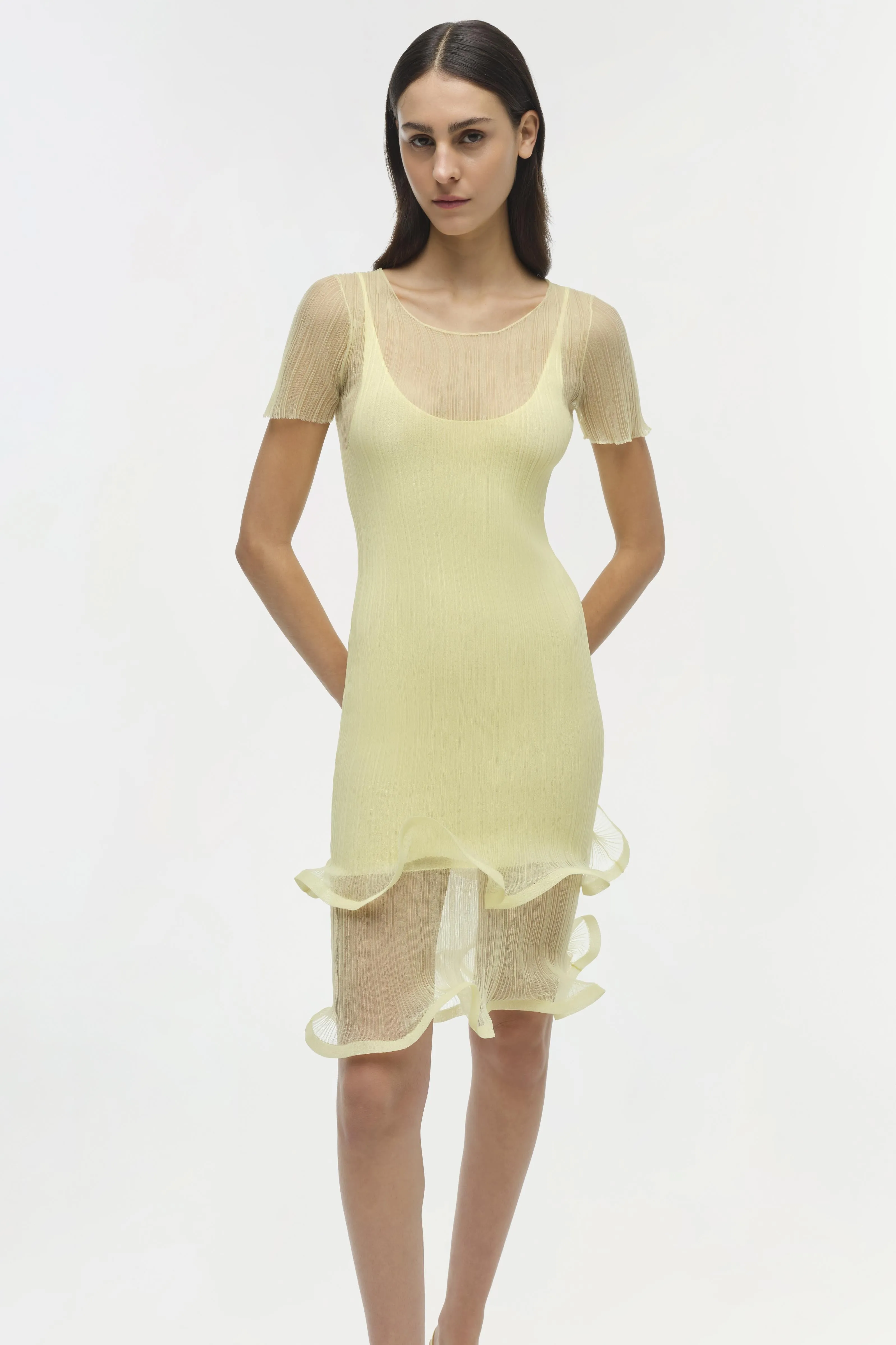 Jett Plisse Mini Dress sold by Simkhai product image thumbnail 3