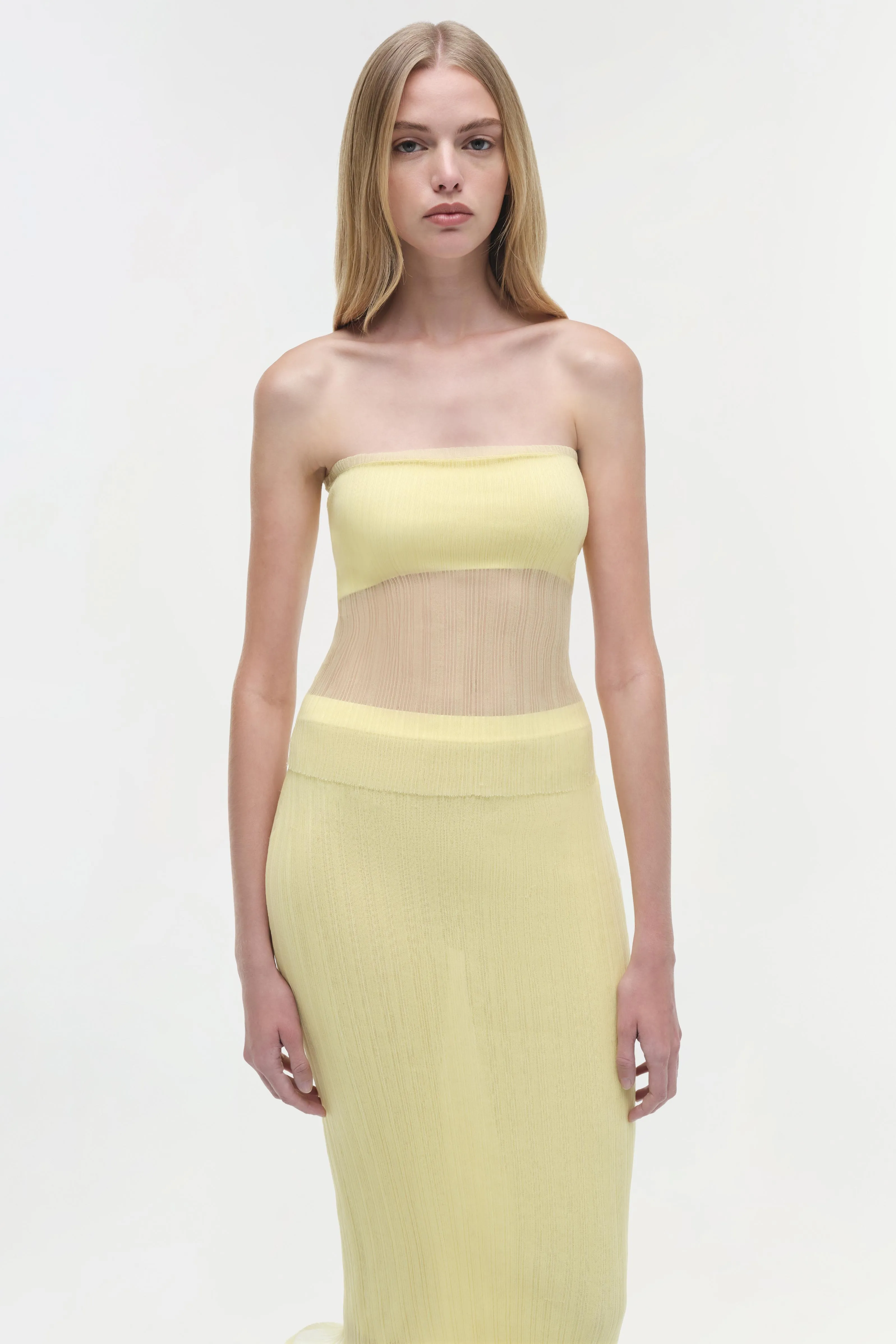 Kelso Knit Midi Skirt sold by Simkhai product image thumbnail 3