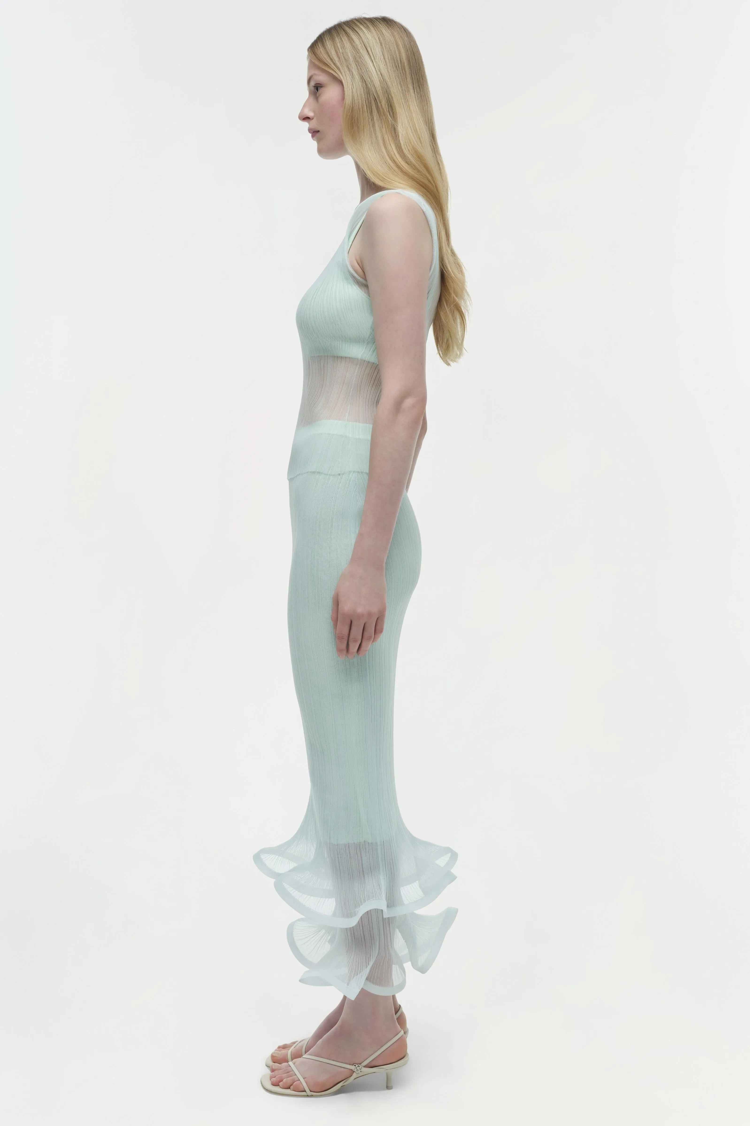 Kelso Knit Midi Skirt sold by Simkhai product image thumbnail 4