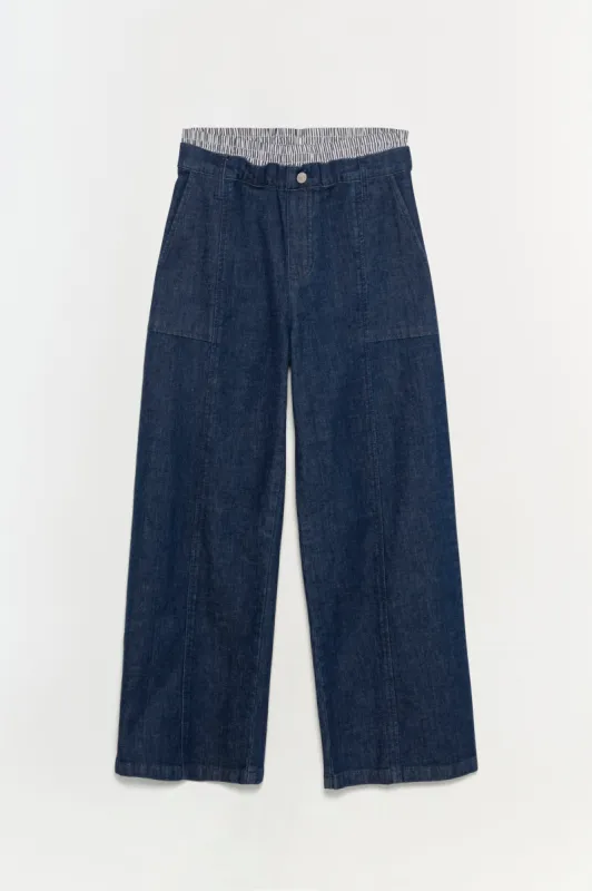 Kori Double Waistband Jean sold by Simkhai