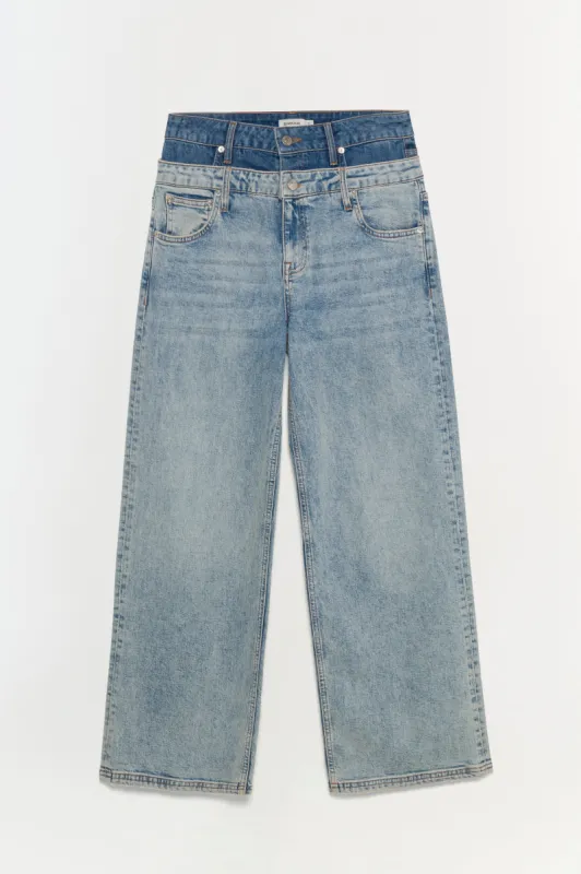 Kove Double Waistband Jean sold by Simkhai