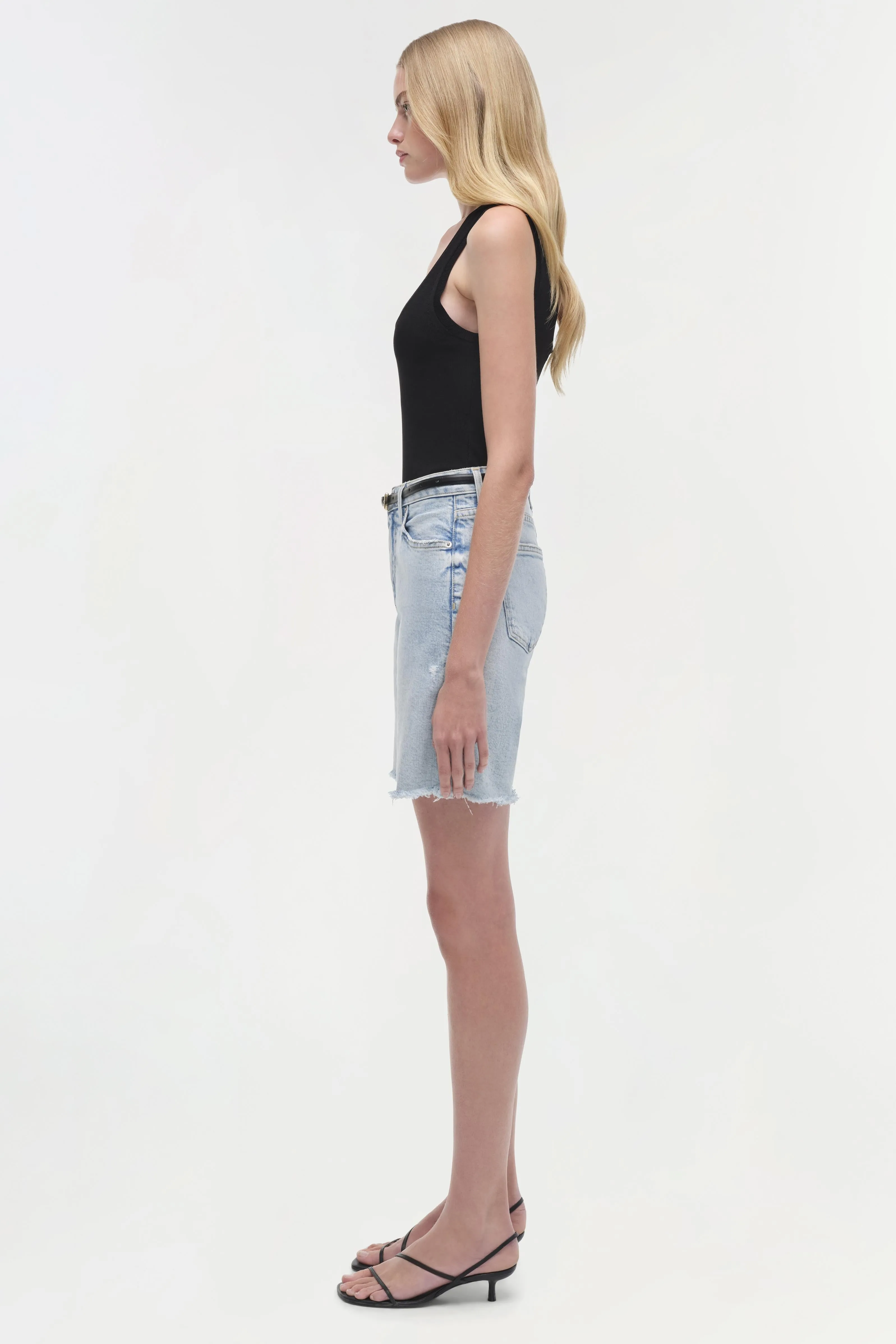 Dilan Denim Short sold by Simkhai product image thumbnail 4