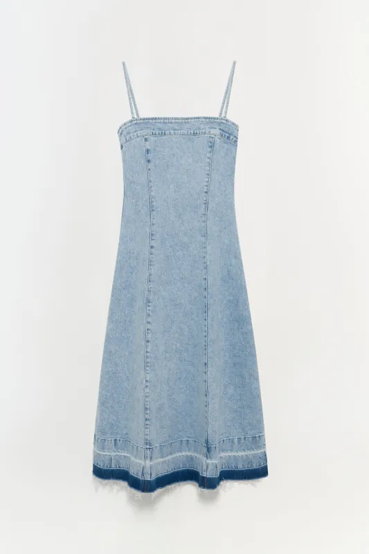 Clarissa Denim Midi Dress sold by Simkhai