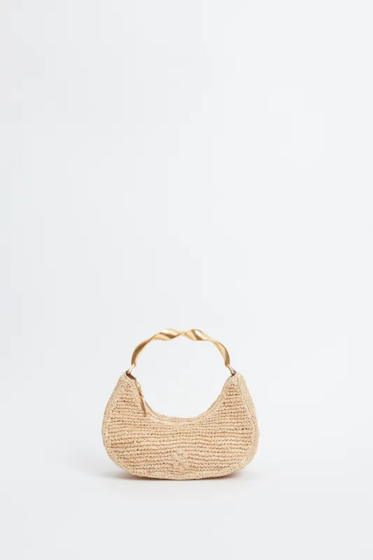 Nixi Raffia Twist Handle Bag made by Simkhai