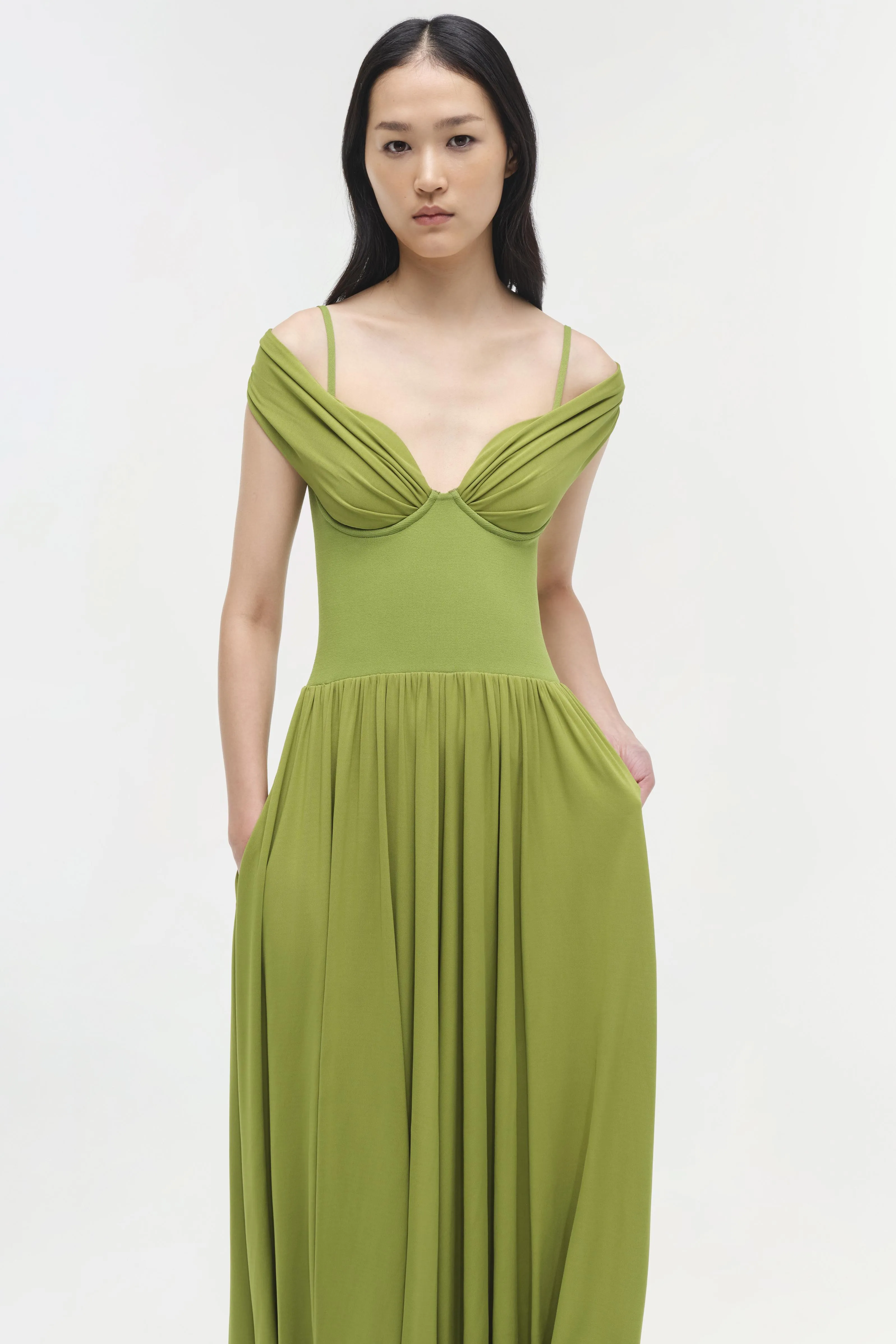 Amarantha Jersey Midi Dress sold by Simkhai product image thumbnail 3