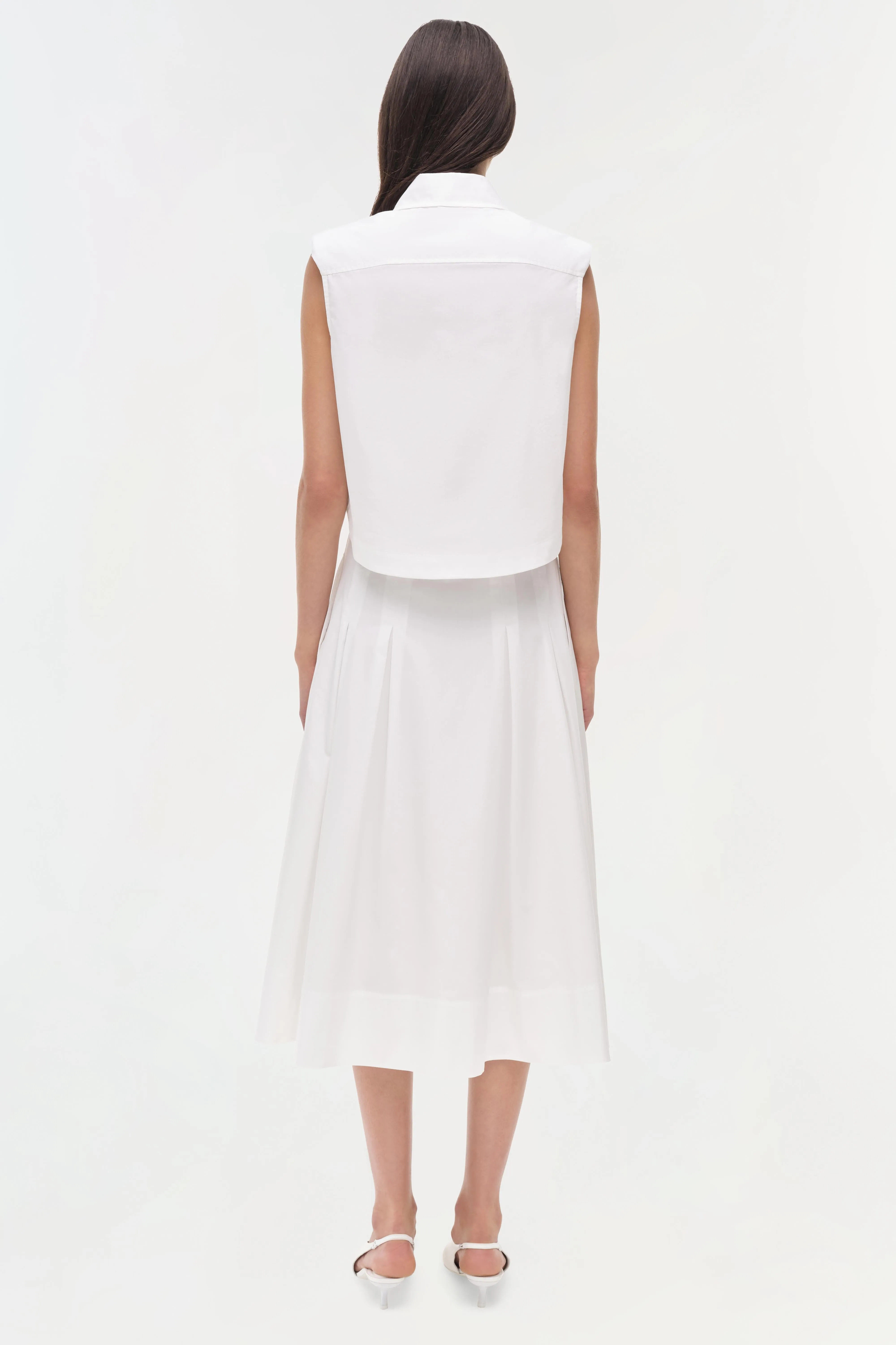 Samantha Cotton Midi Skirt sold by Simkhai product image thumbnail 5
