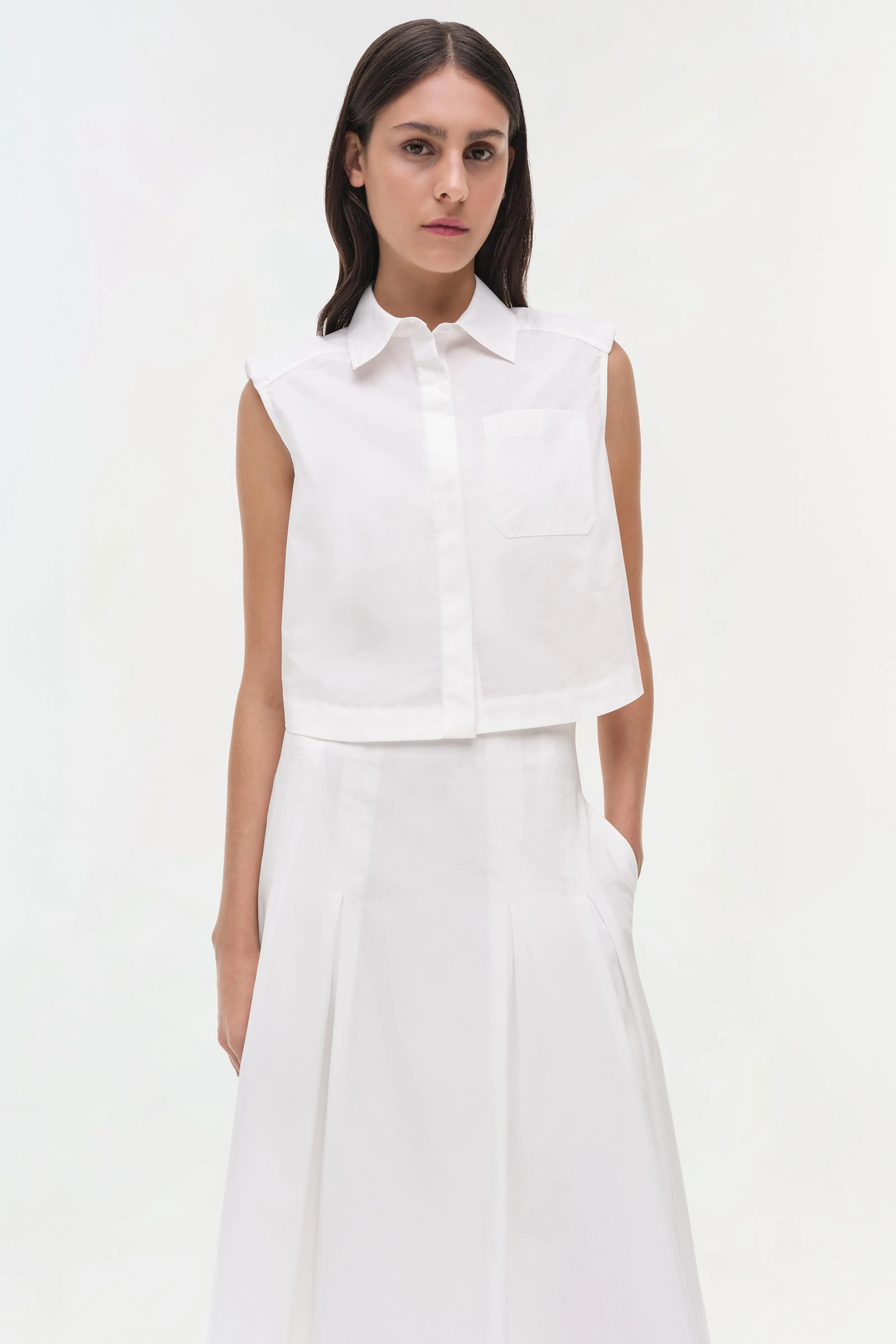Samantha Cotton Midi Skirt sold by Simkhai product image thumbnail 3