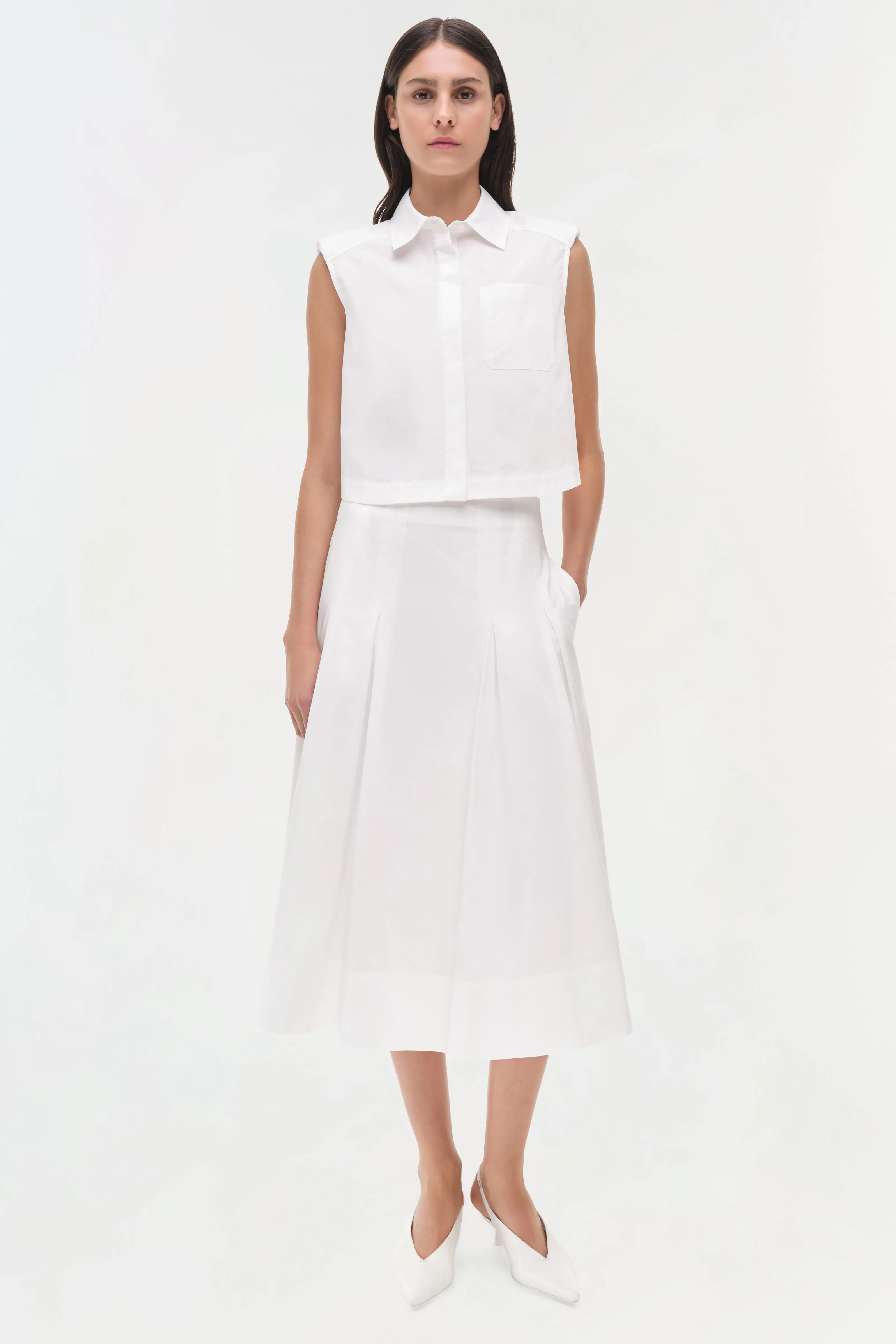 Samantha Cotton Midi Skirt sold by Simkhai product image thumbnail 2