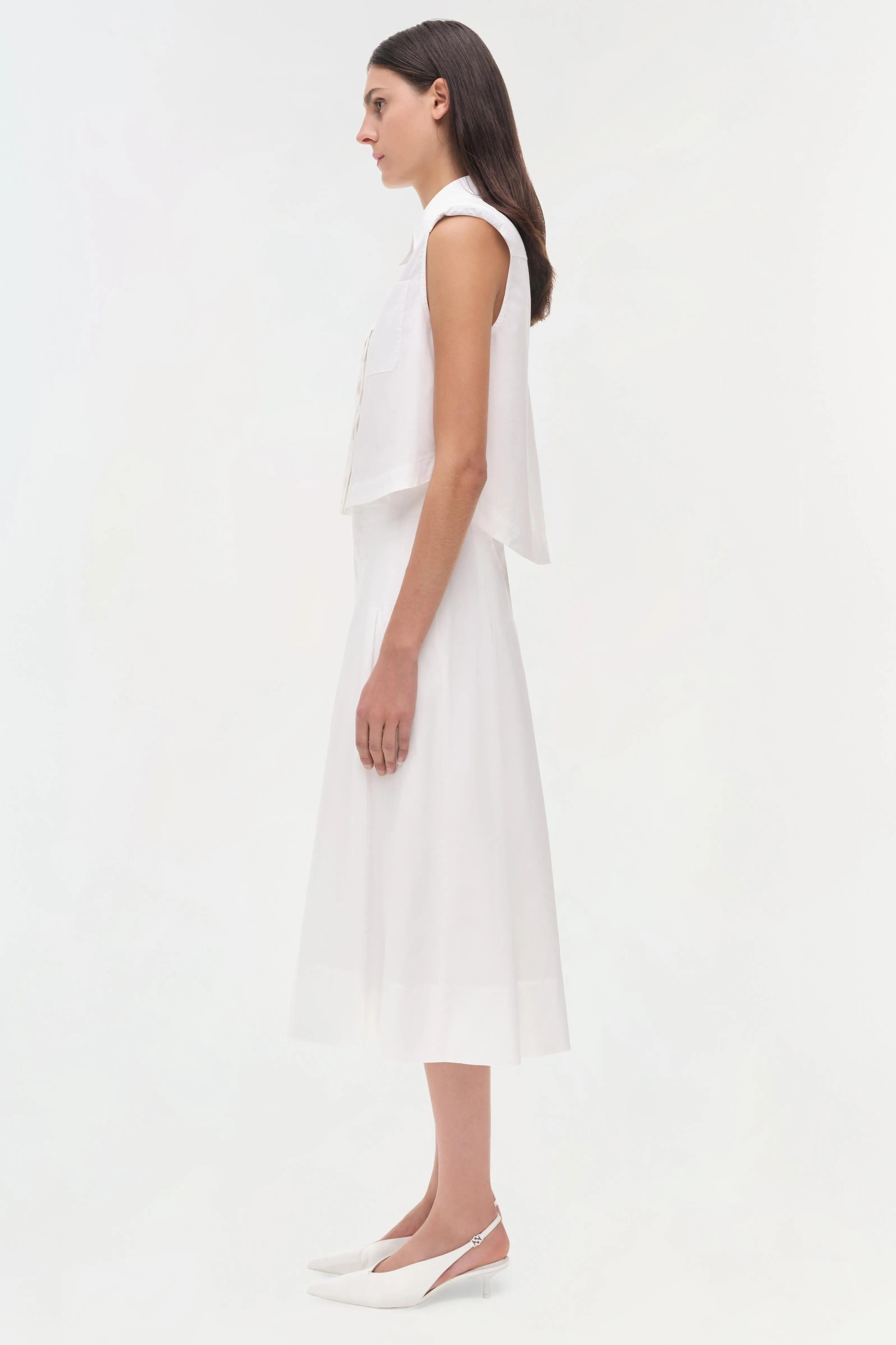 Samantha Cotton Midi Skirt sold by Simkhai product image thumbnail 4