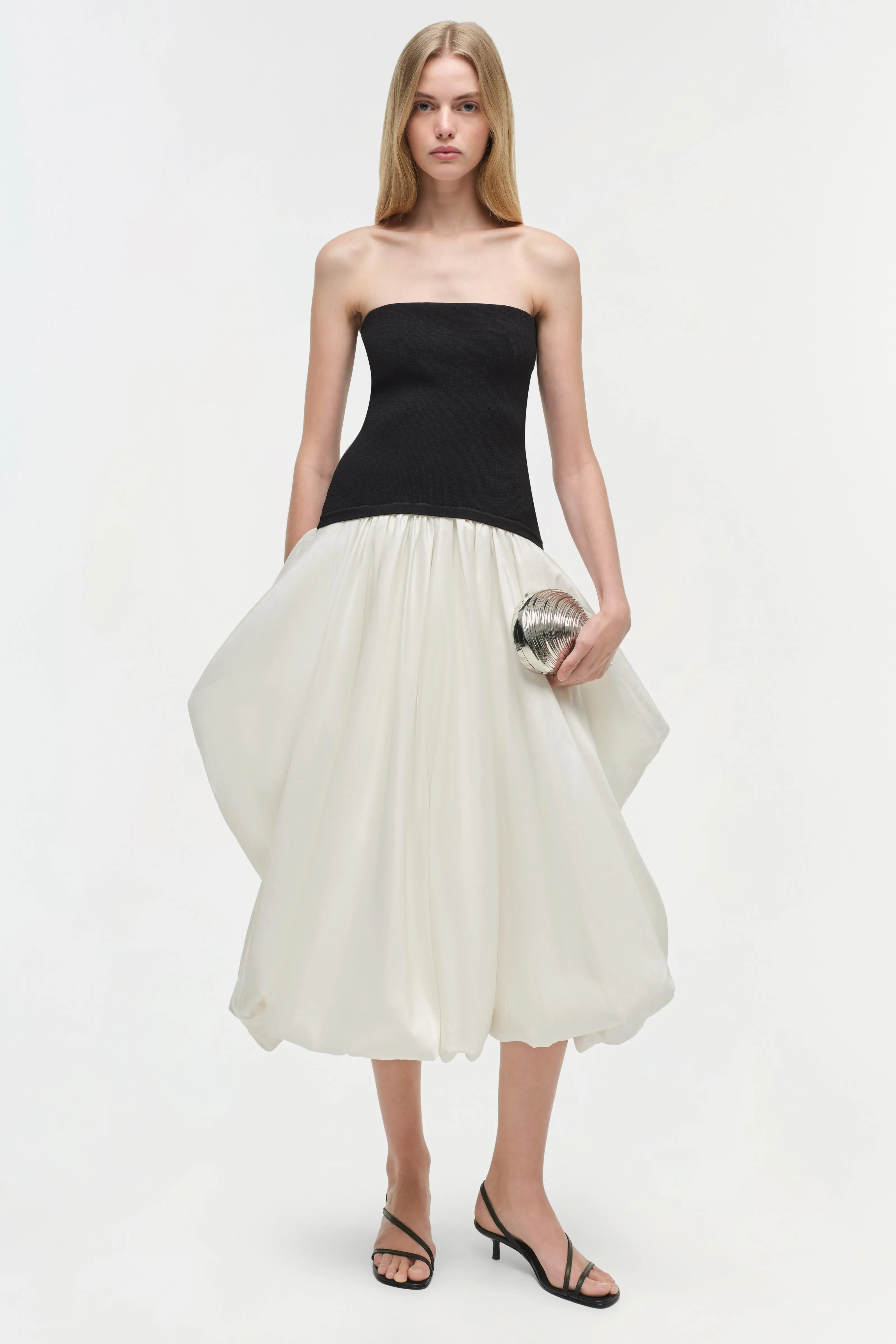Izzy Strapless Taffeta Midi Dress sold by Simkhai product image thumbnail 2