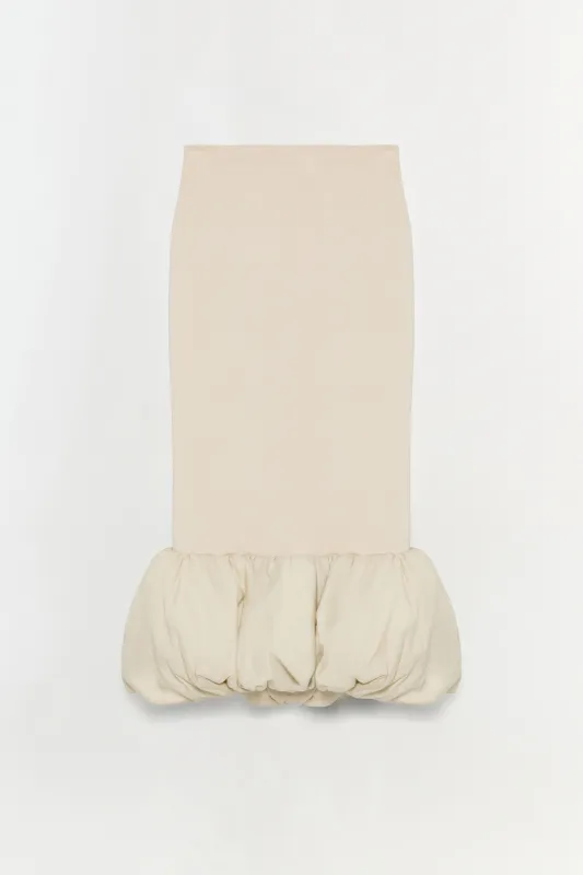 Camille Linen Knit Midi Skirt made by Simkhai