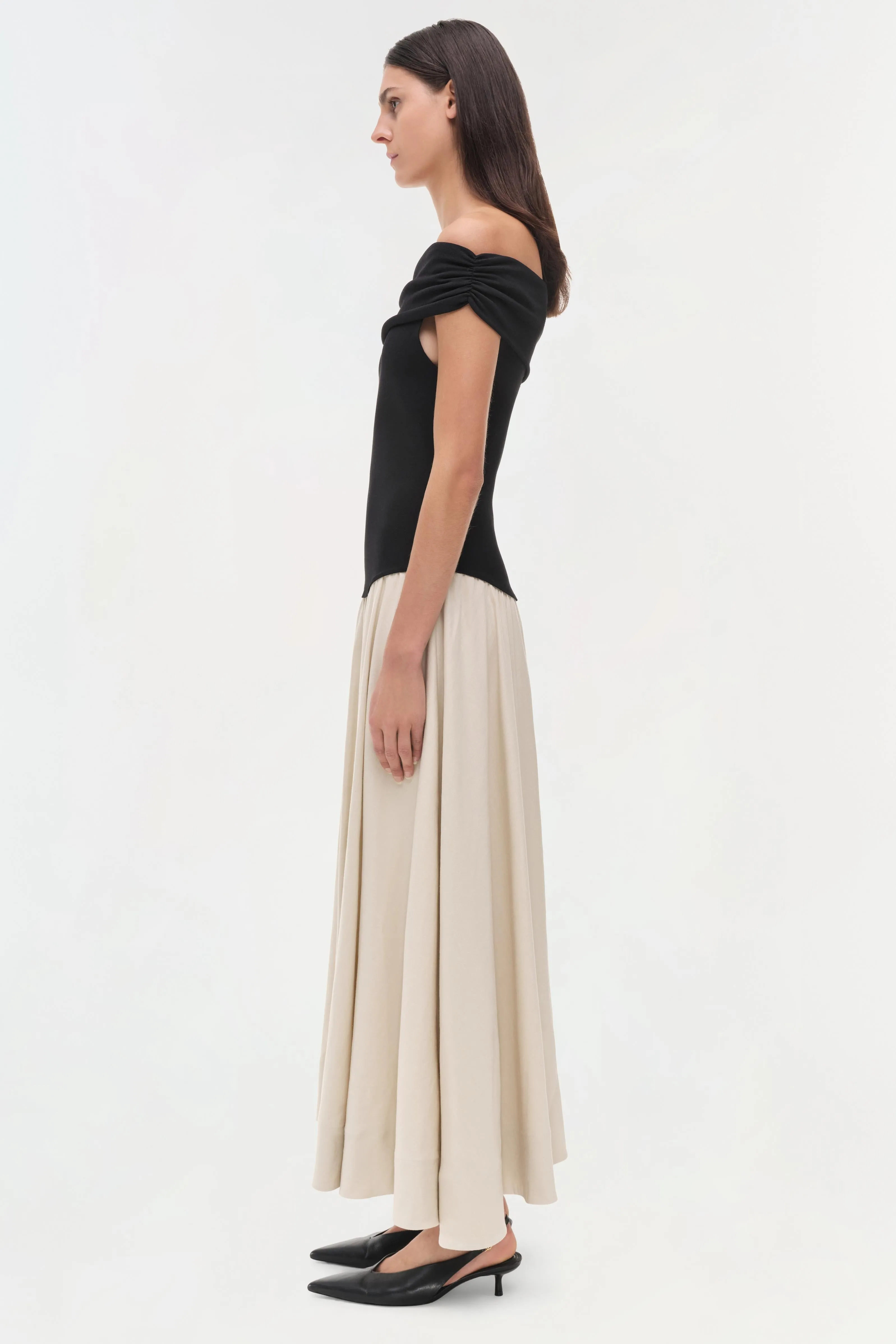 Adaline Knit Linen Midi Dress sold by Simkhai product image thumbnail 5