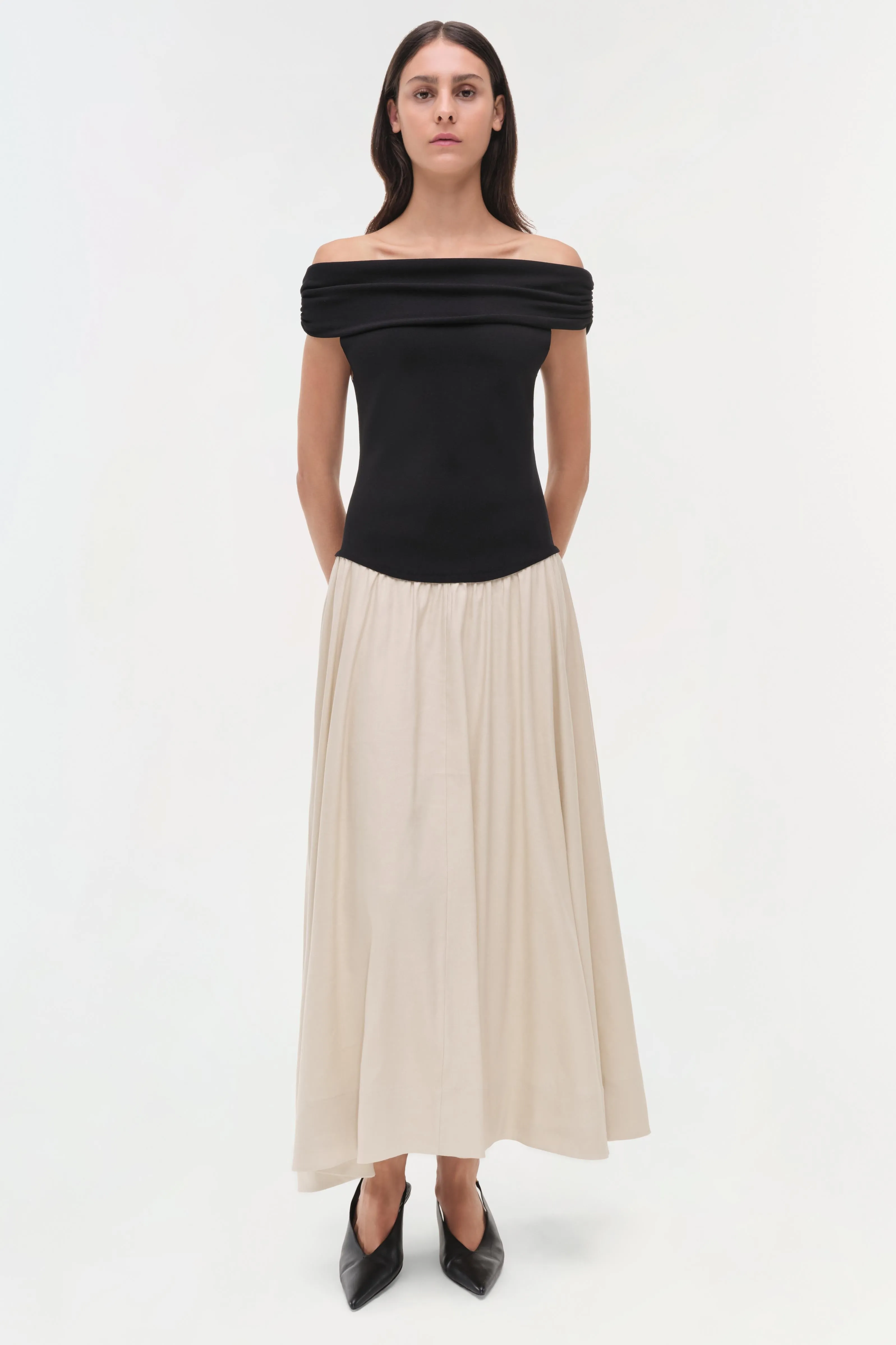 Adaline Knit Linen Midi Dress sold by Simkhai product image thumbnail 3