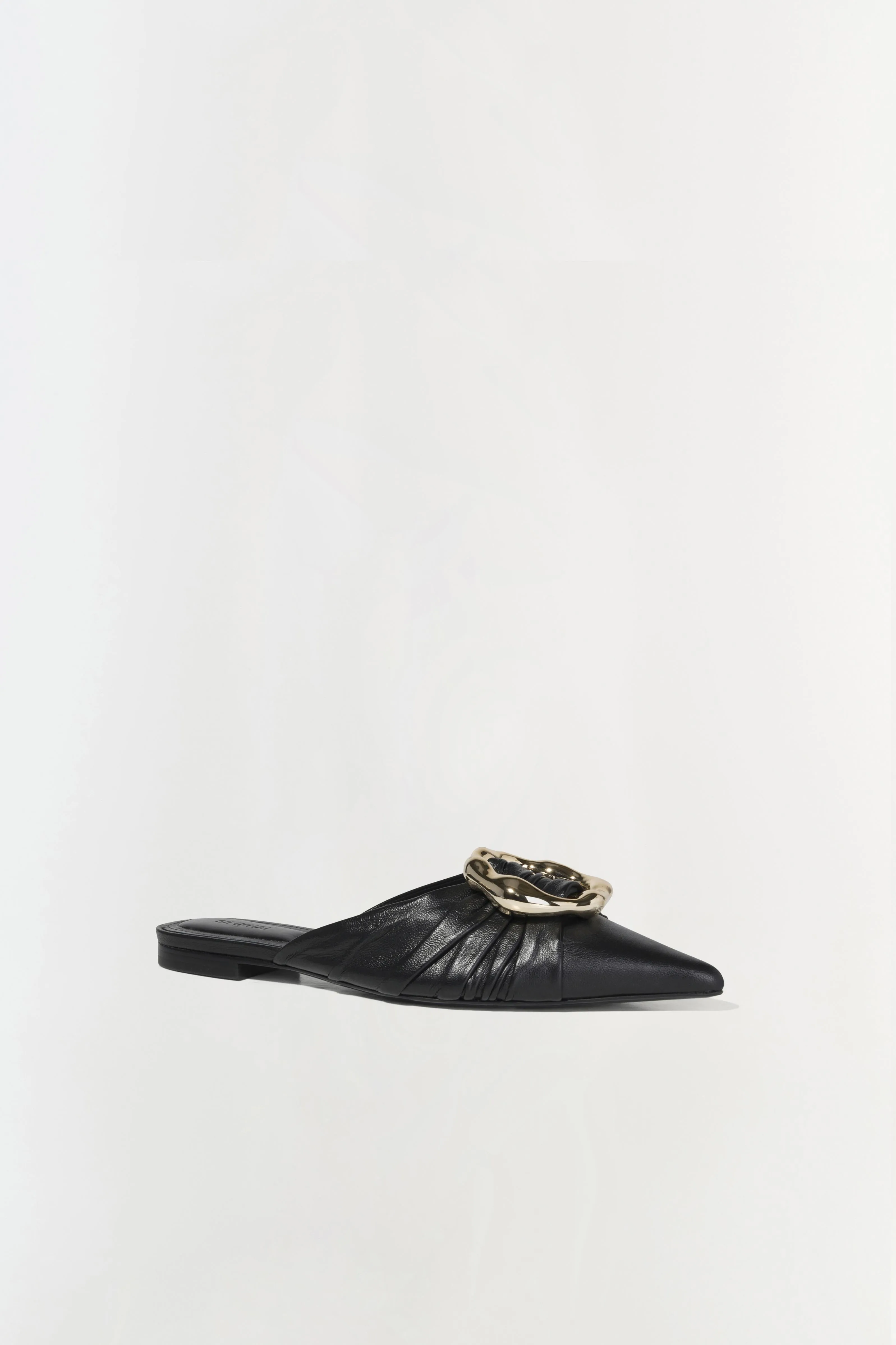 Belle Leather Flat Mule sold by Simkhai product image thumbnail 2