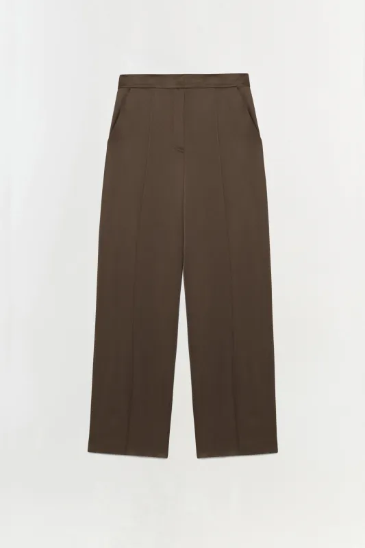 Kyra Satin Wide Leg Pant sold by Simkhai