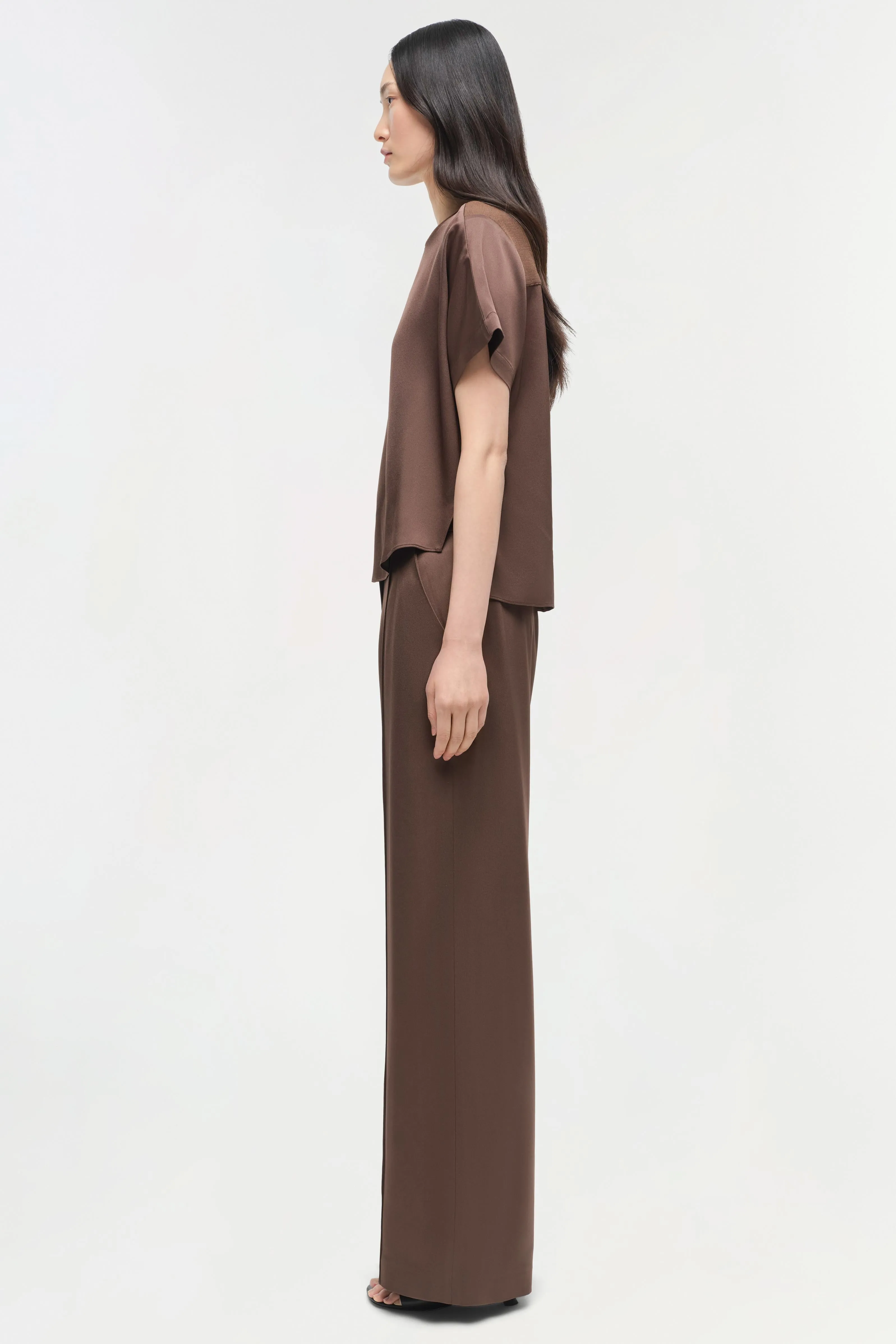 Kyra Satin Wide Leg Pant sold by Simkhai product image thumbnail 4