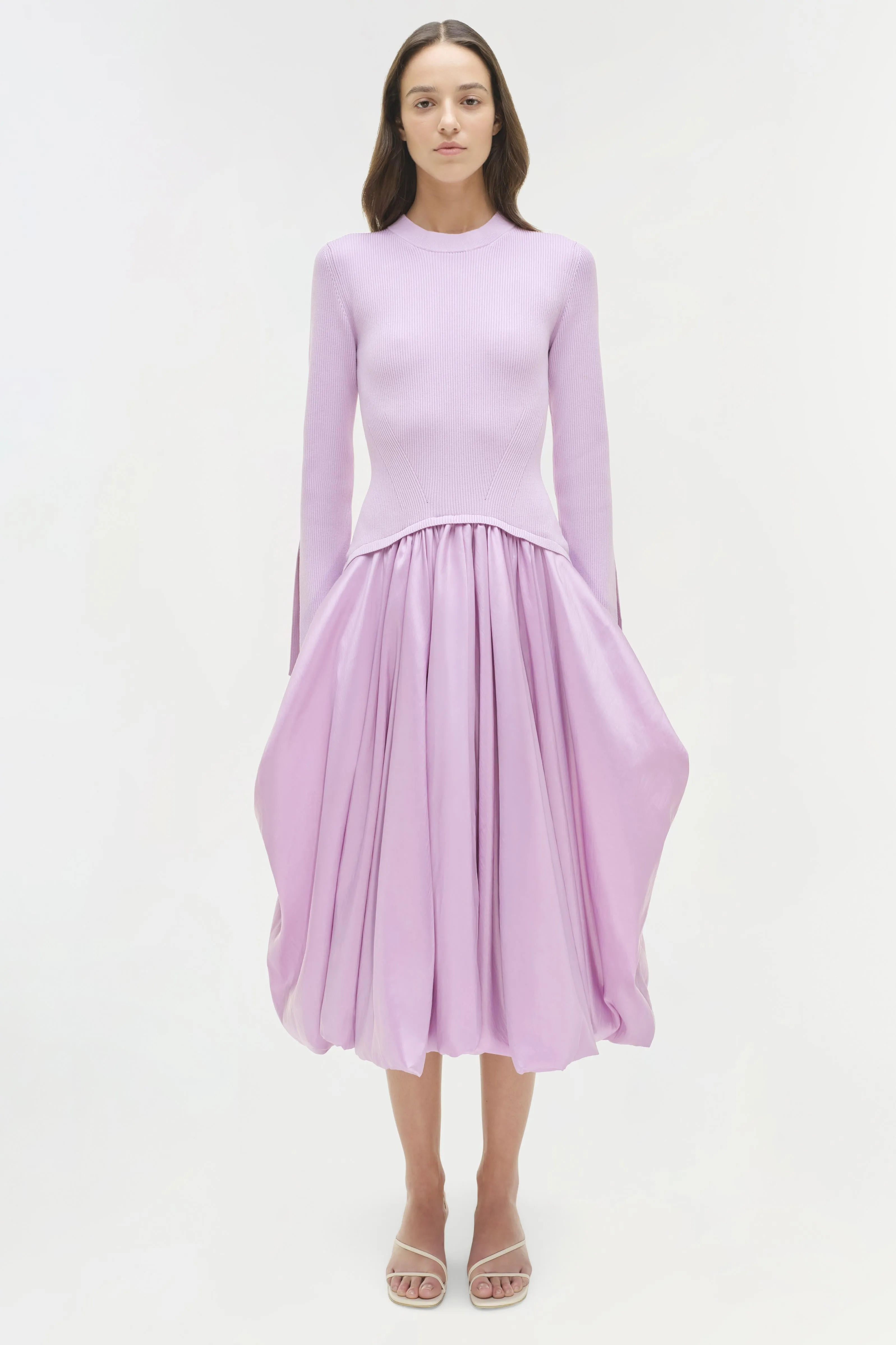 Kenlie Taffeta Knit Midi Dress sold by Simkhai product image thumbnail 2