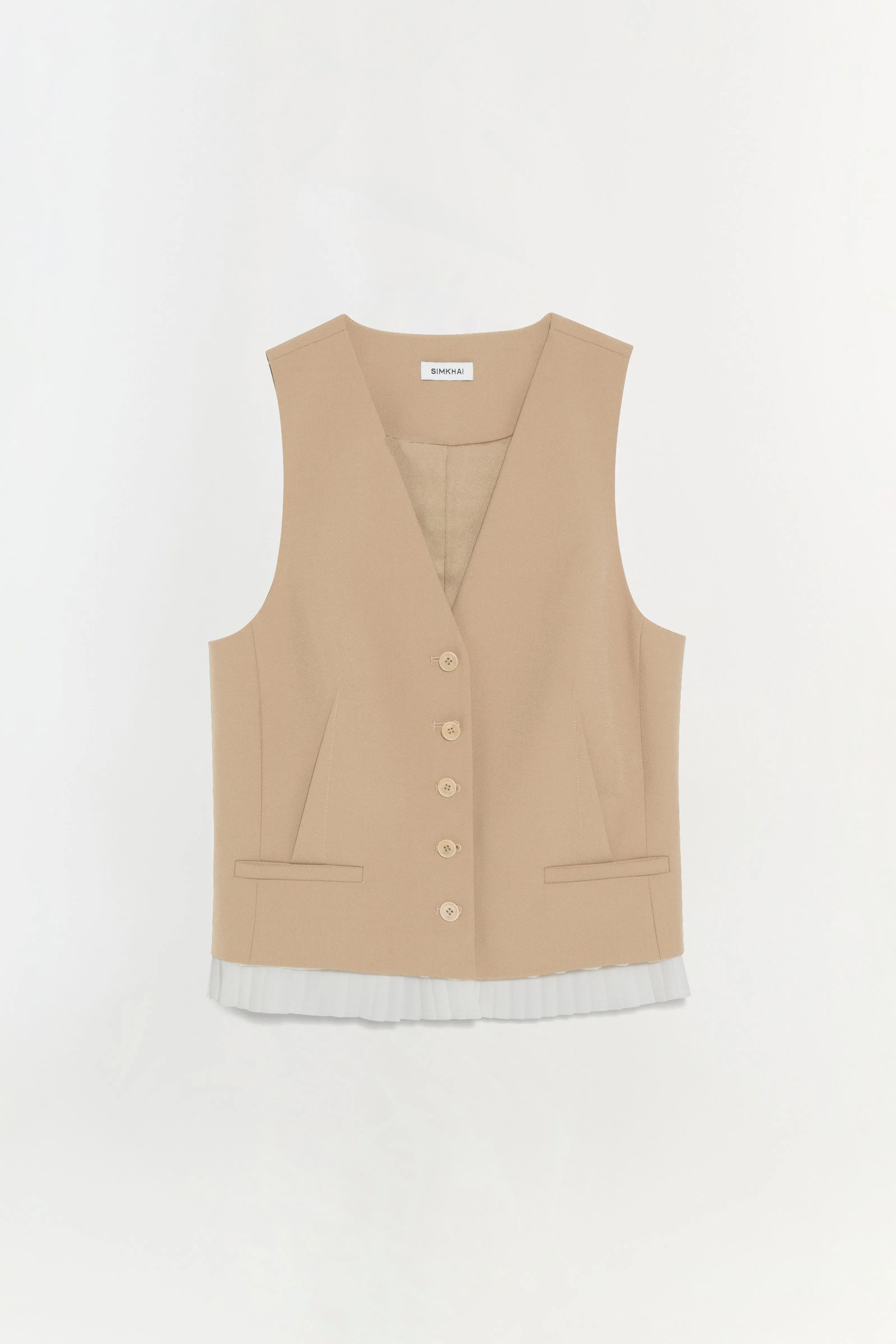 Laiken Vest sold by Simkhai