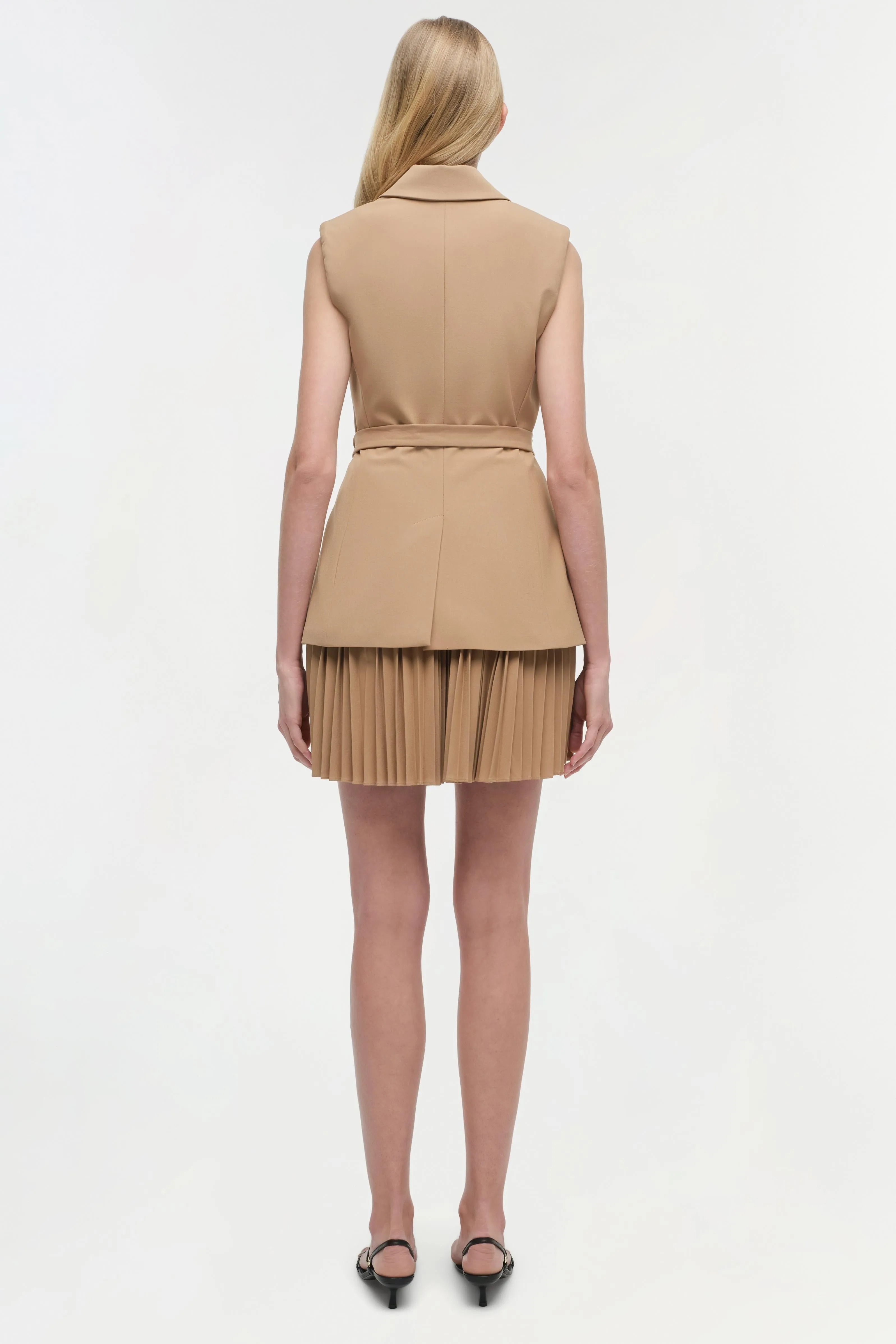 Eman Pleated Mini Dress sold by Simkhai product image thumbnail 4