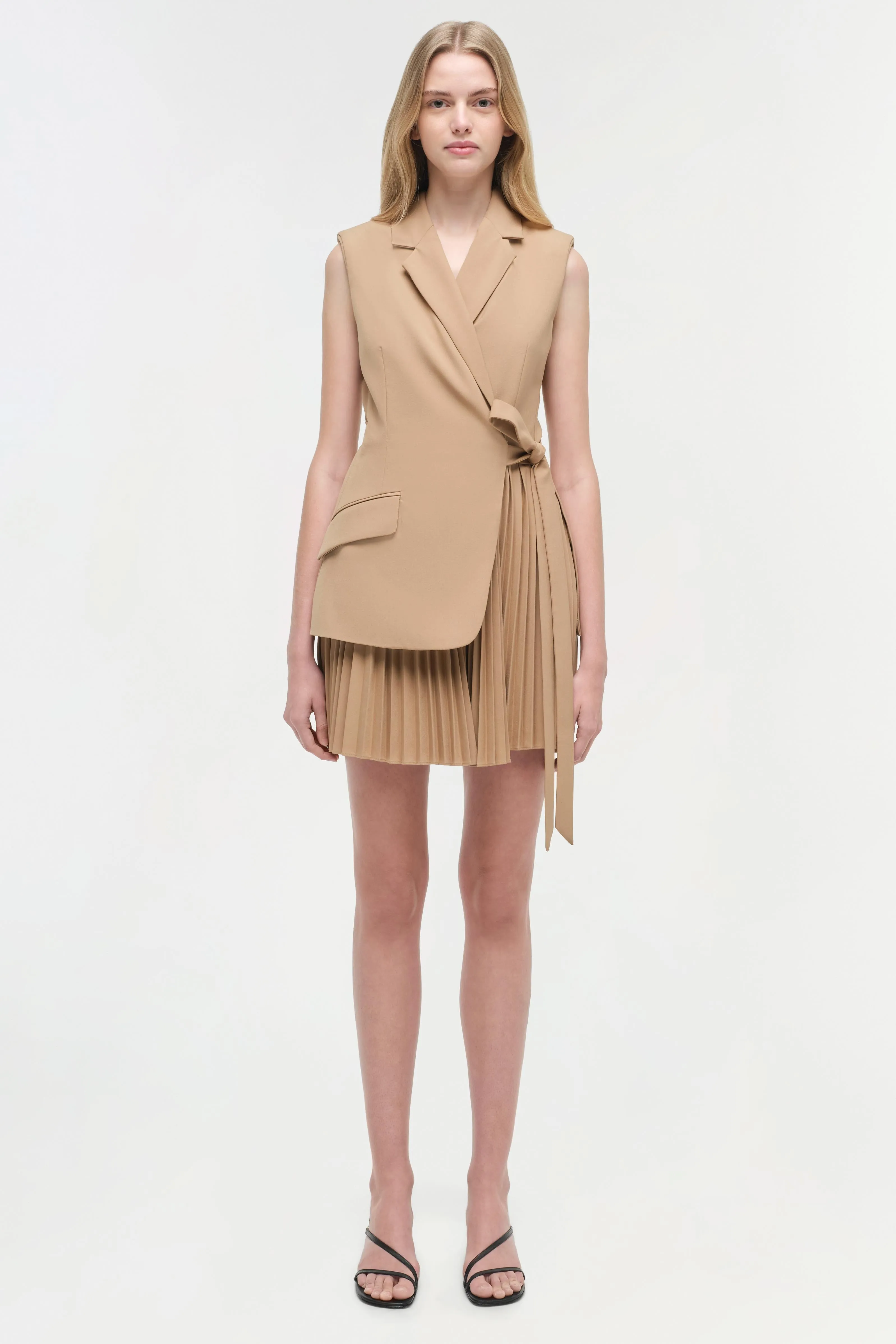 Eman Pleated Mini Dress sold by Simkhai product image thumbnail 5