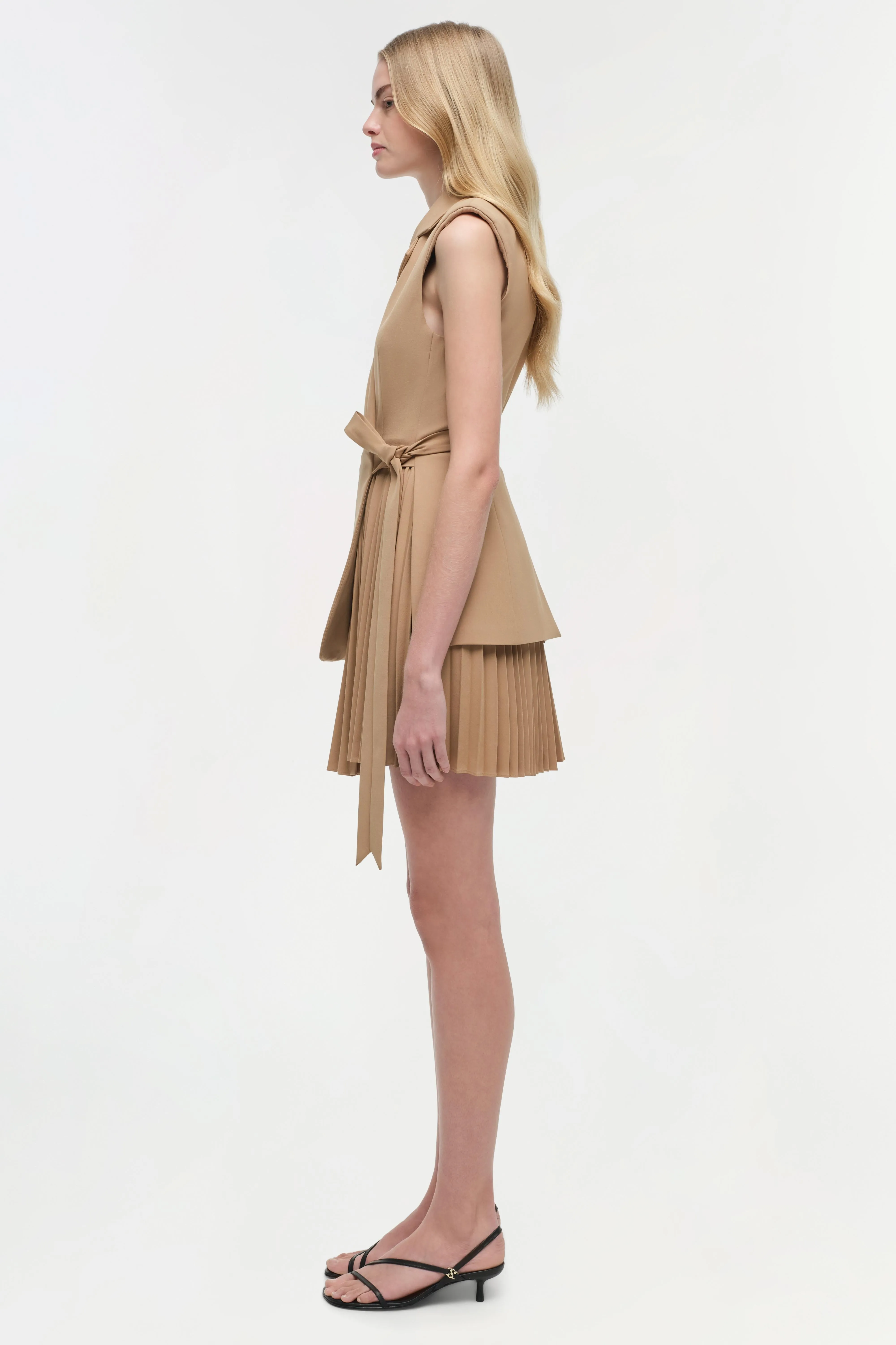 Eman Pleated Mini Dress sold by Simkhai product image thumbnail 3