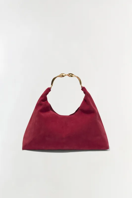 Nixi Suede Hobo Bag sold by Simkhai