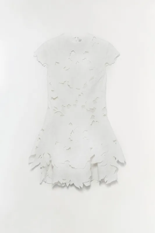 Holloway Embroidered Mini Dress made by Simkhai