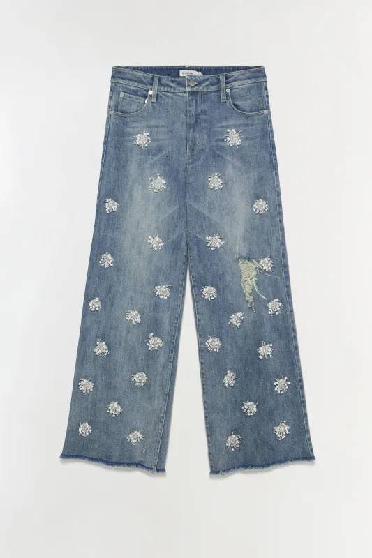 Jude Wide Crop Jean made by Simkhai