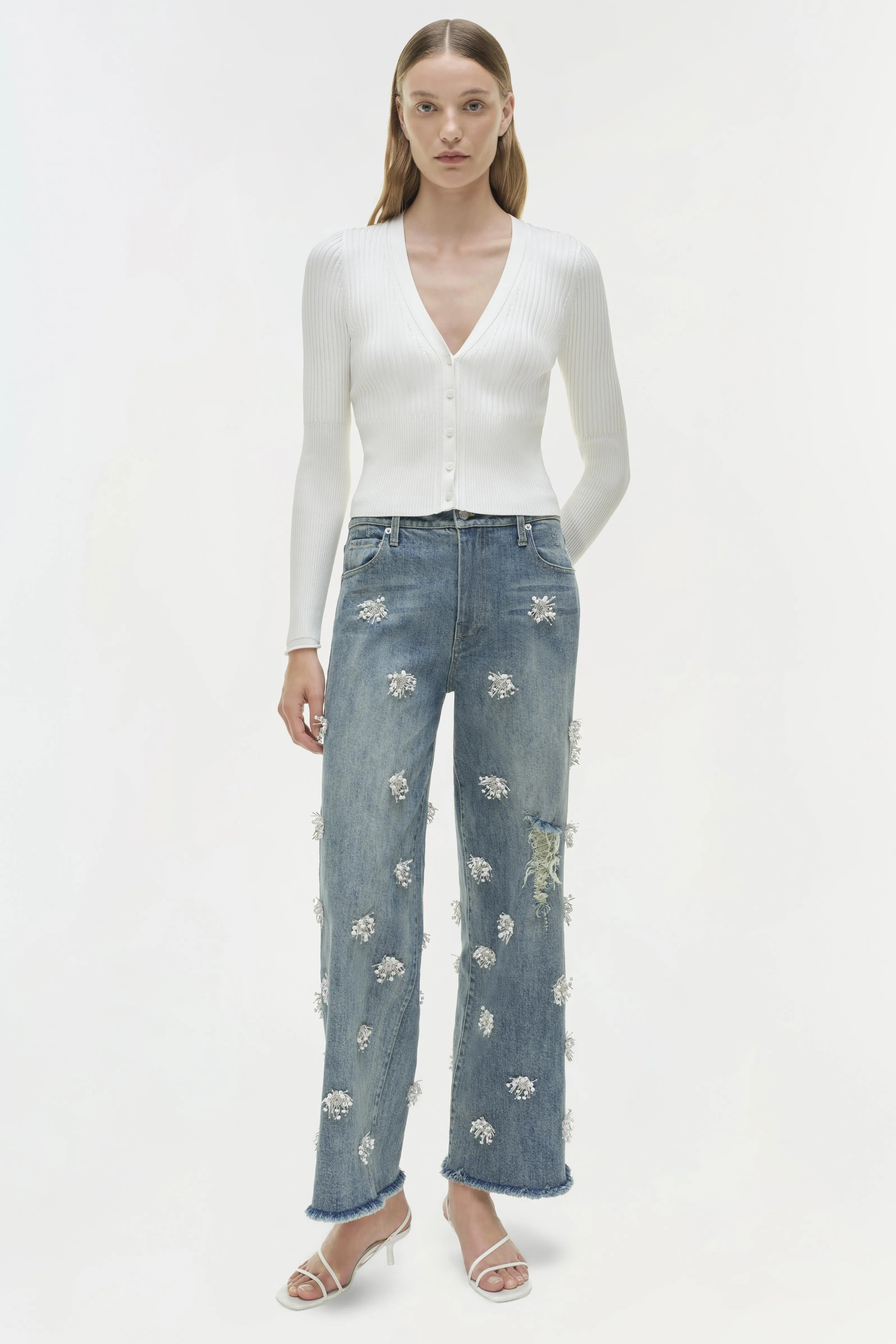 Jude Wide Crop Jean sold by Simkhai product image thumbnail 2