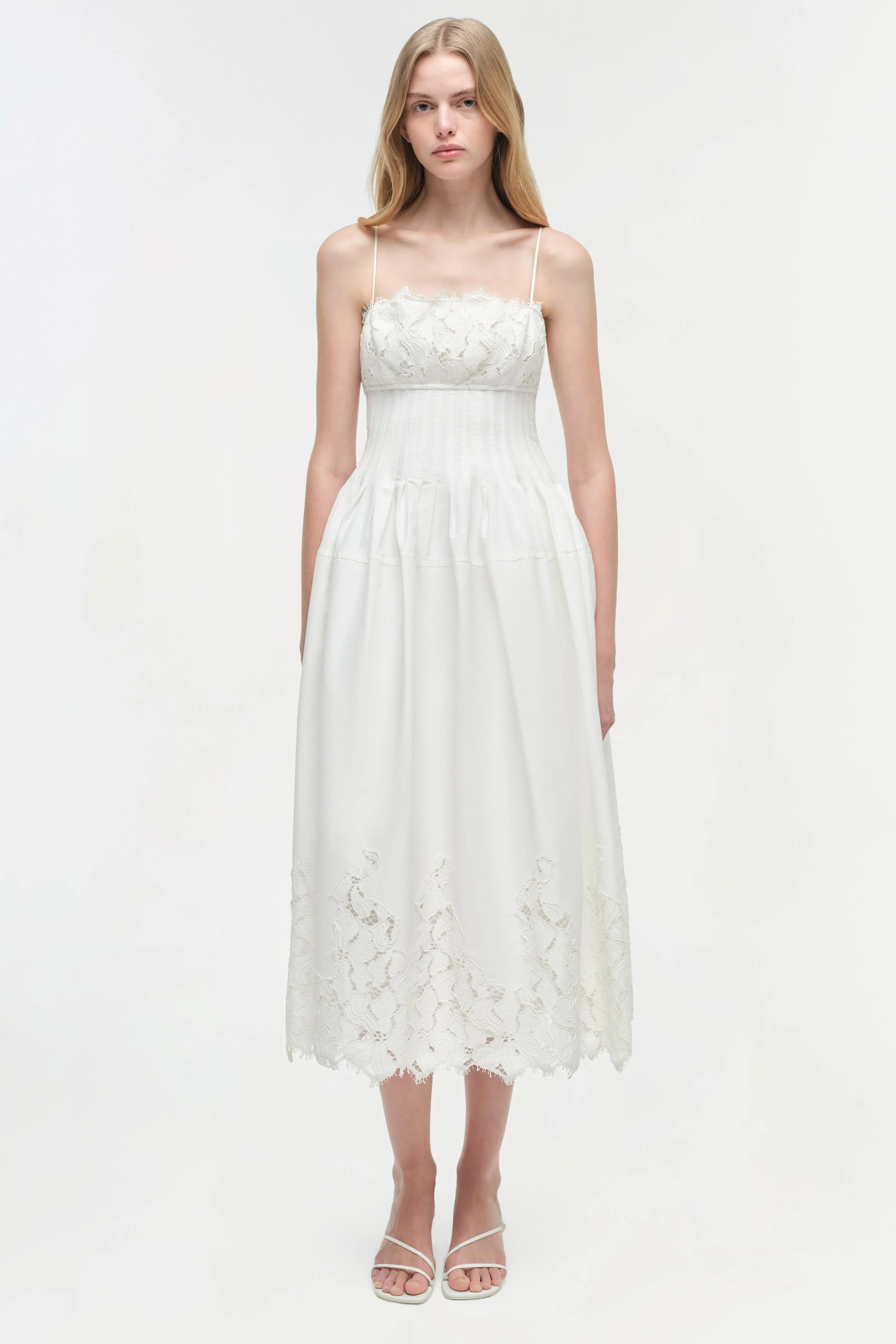 Lilianna Cotton Lace Midi Dress sold by Simkhai product image thumbnail 2