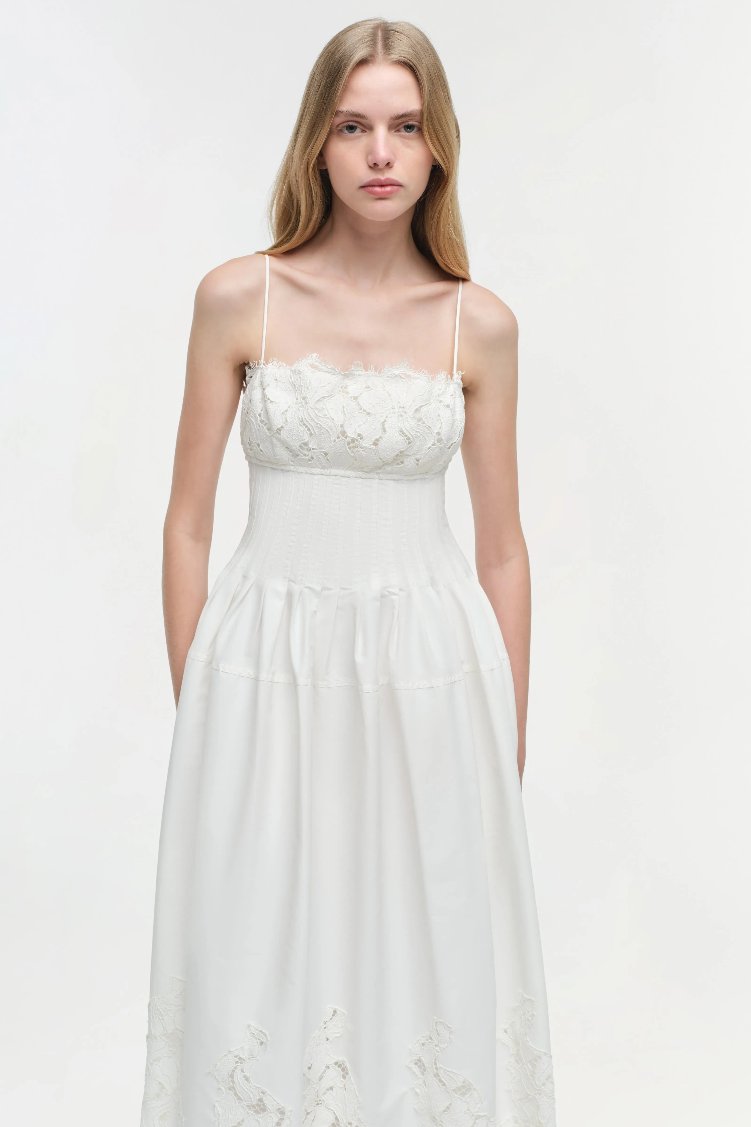 Lilianna Cotton Lace Midi Dress sold by Simkhai product image thumbnail 3