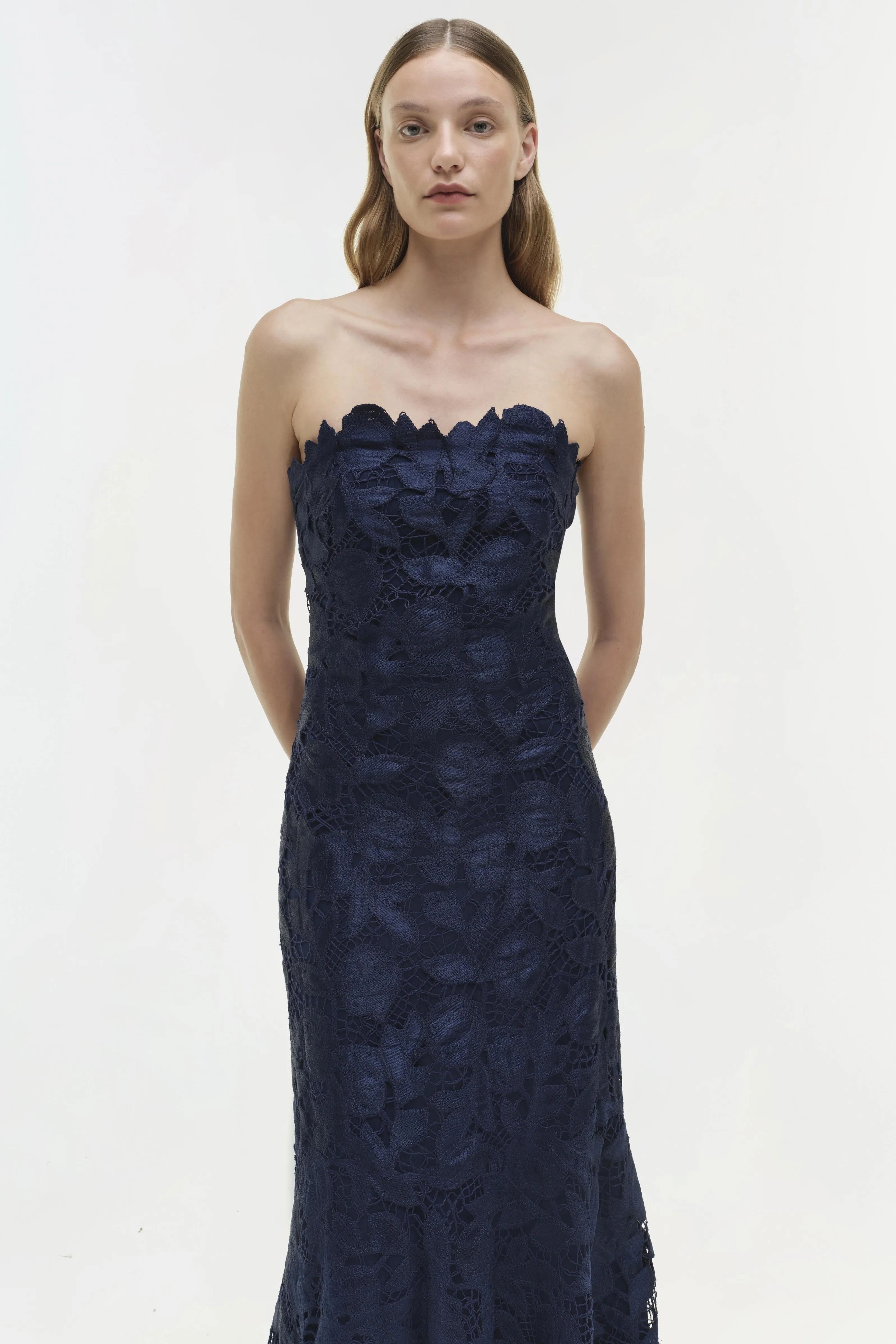 Valletta Strapless Embroidered Dress sold by Simkhai product image thumbnail 3