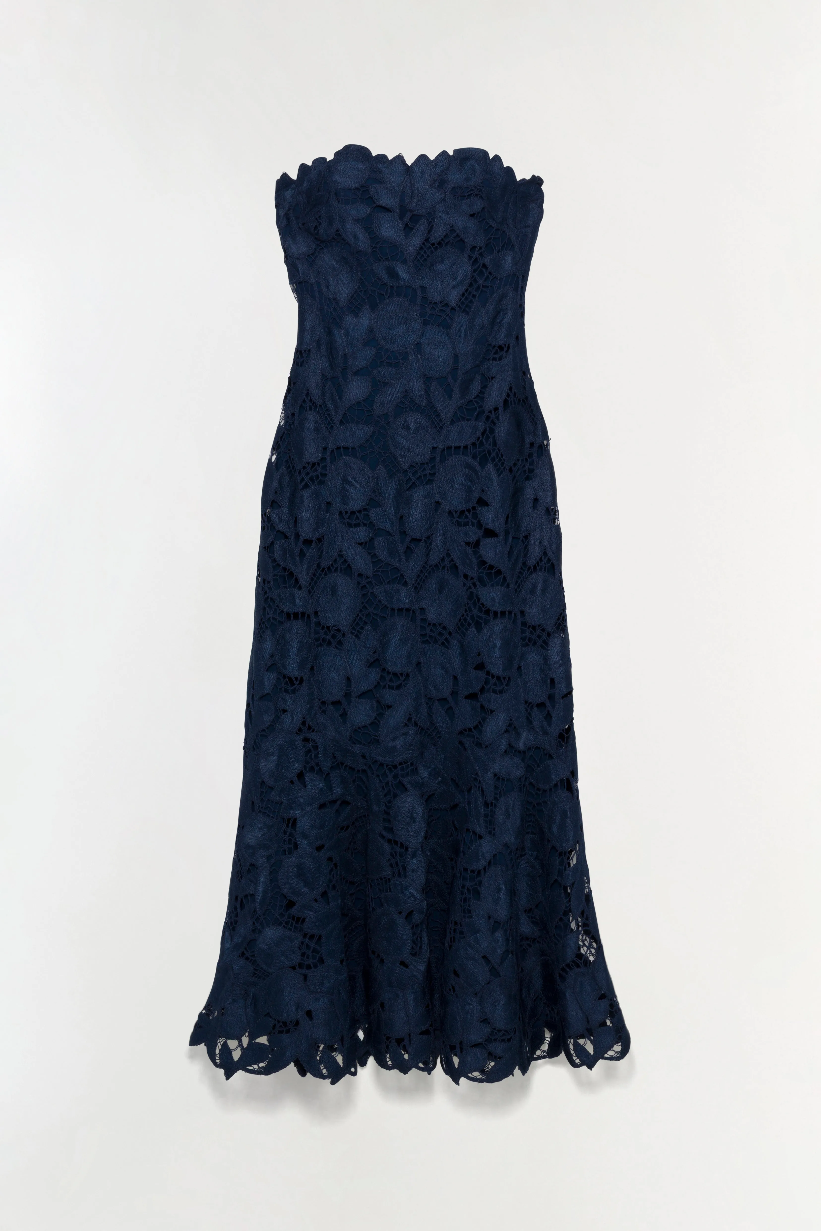 Valletta Strapless Embroidered Dress sold by Simkhai