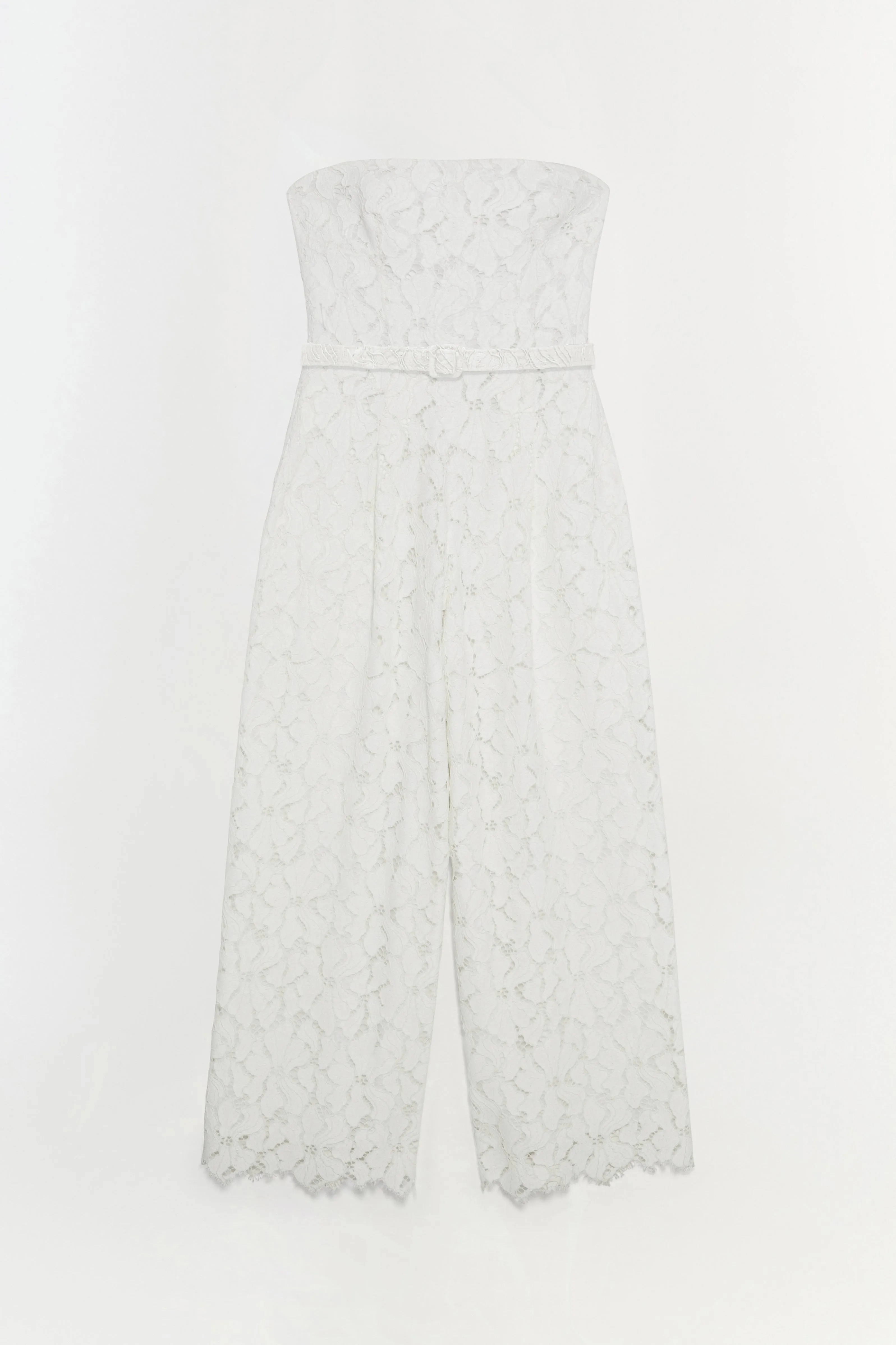 Rebecca Lace Strapless Jumpsuit sold by Simkhai