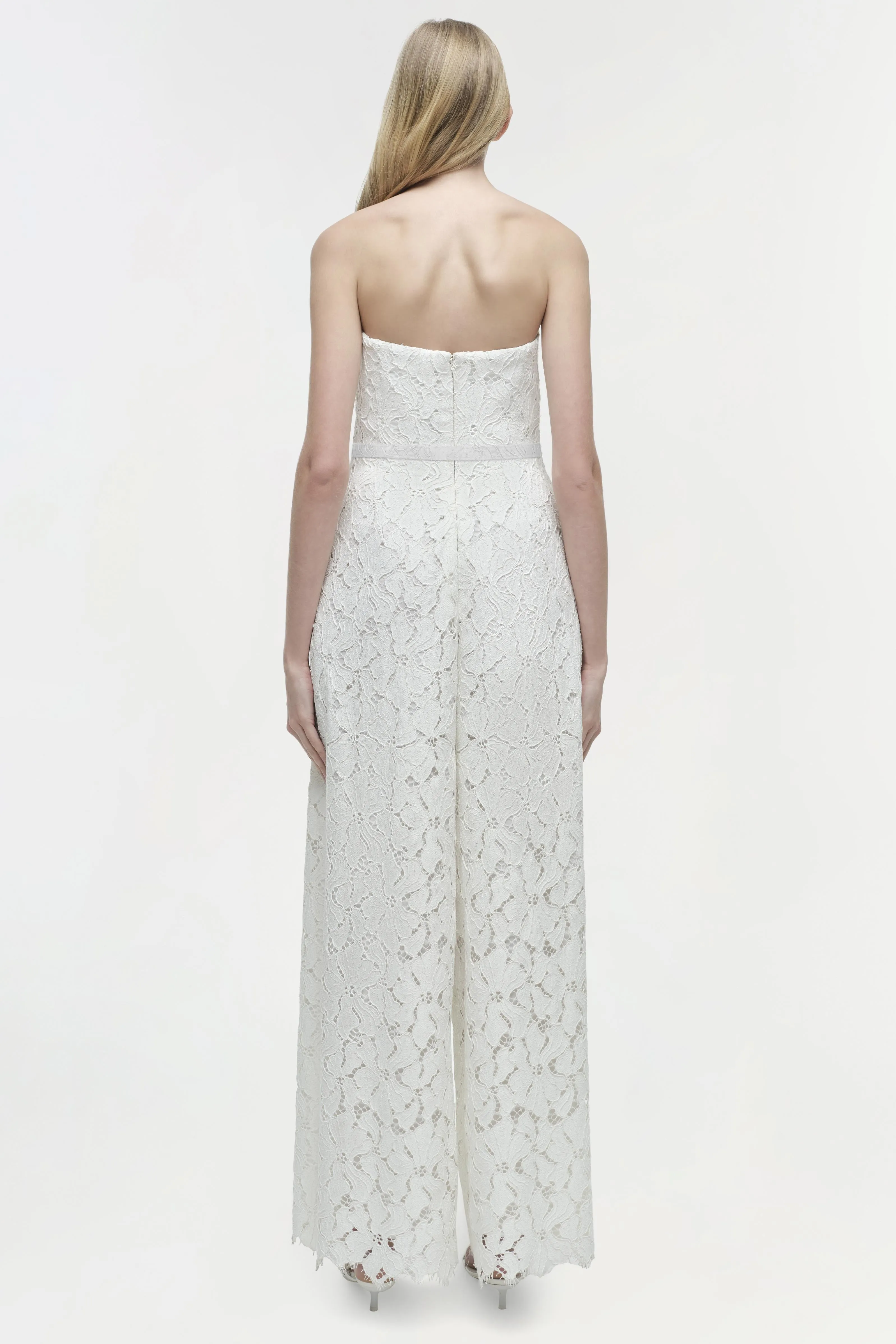 Rebecca Lace Strapless Jumpsuit sold by Simkhai product image thumbnail 4