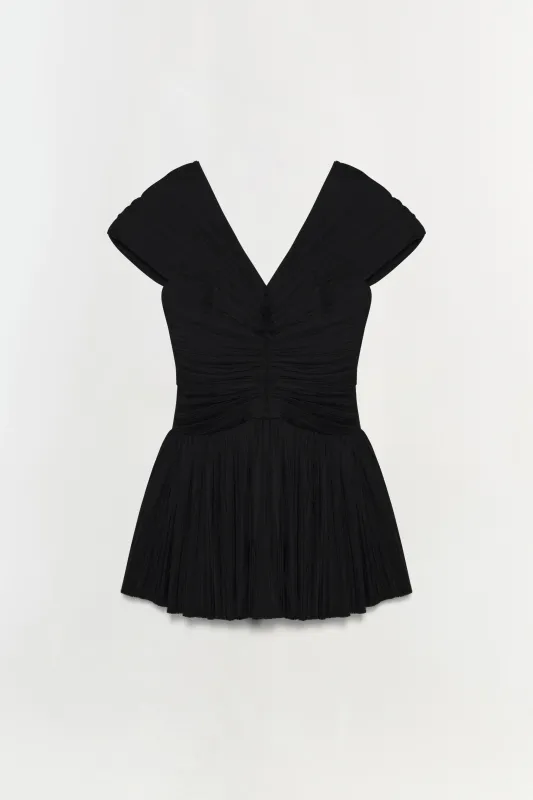 Avarie Plisse Mini Dress made by Simkhai